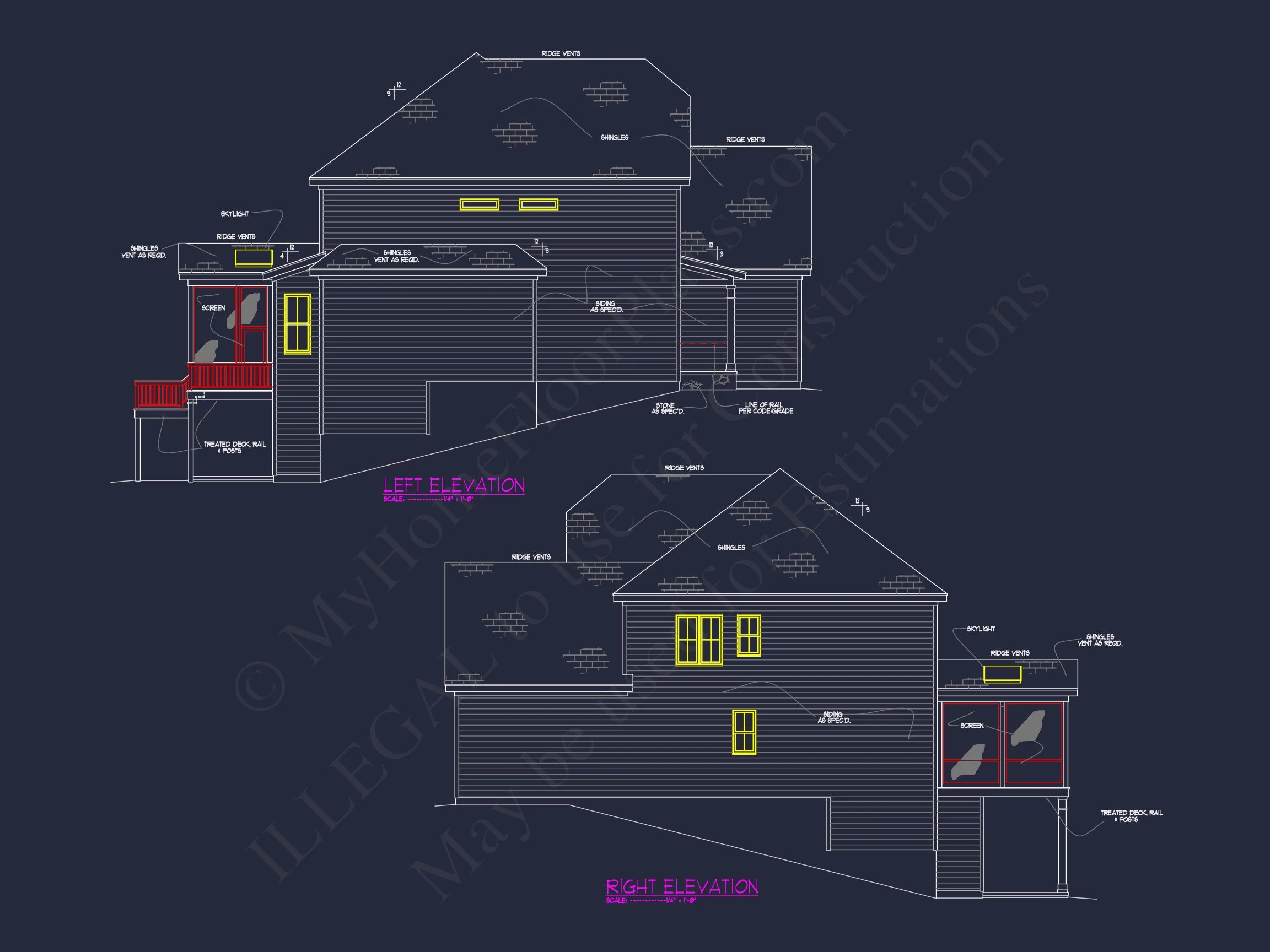Elegant 3-Story house Plan with CAD Designs and Features