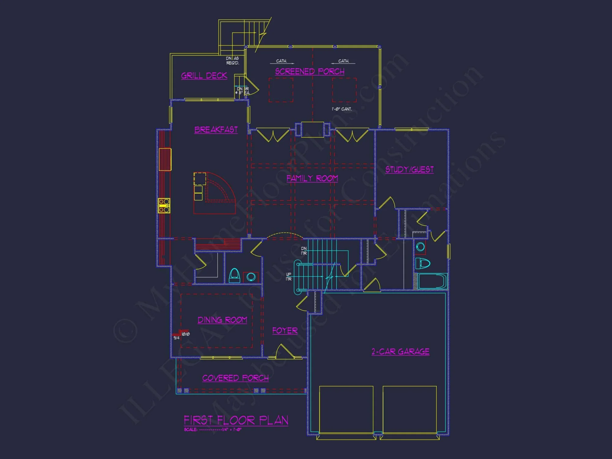 Elegant 3-Story house Plan with CAD Designs and Features