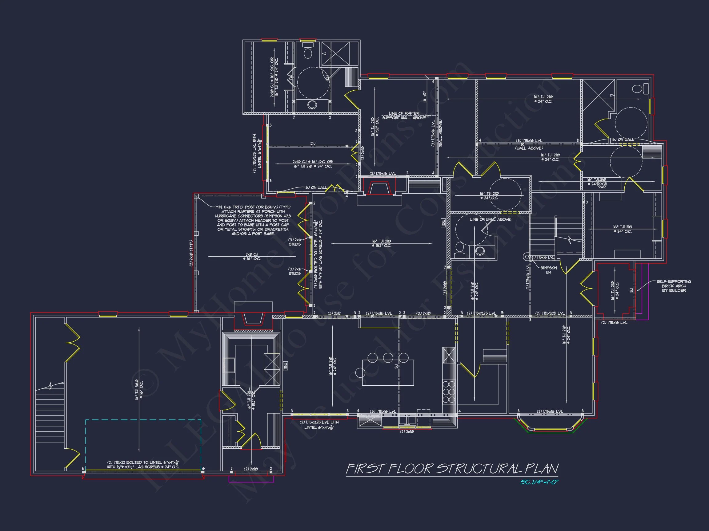 Colonial Revival house Plan - Beautiful Floor Plan & Designs