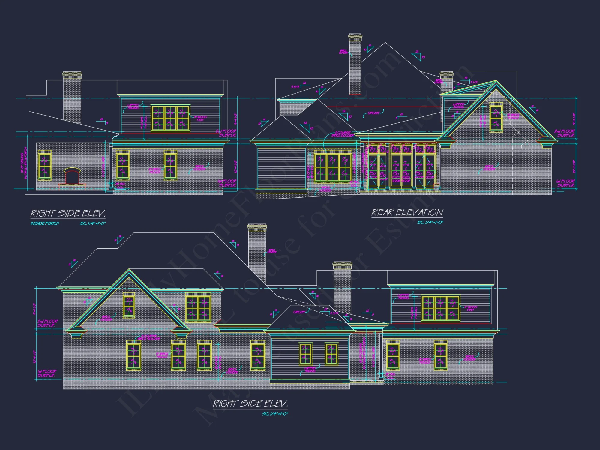 Colonial Revival house Plan - Beautiful Floor Plan & Designs