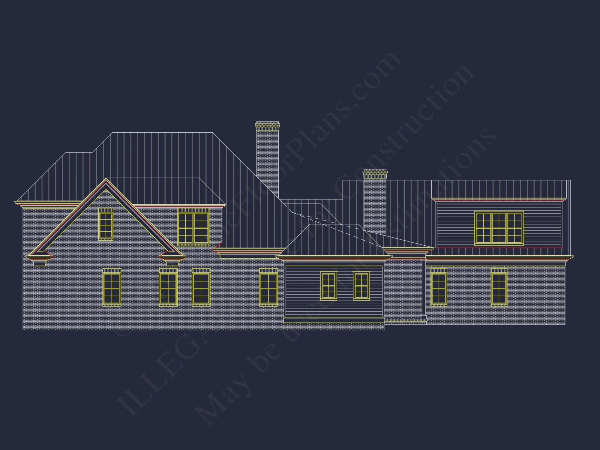 Colonial Revival house Plan - Beautiful Floor Plan & Designs