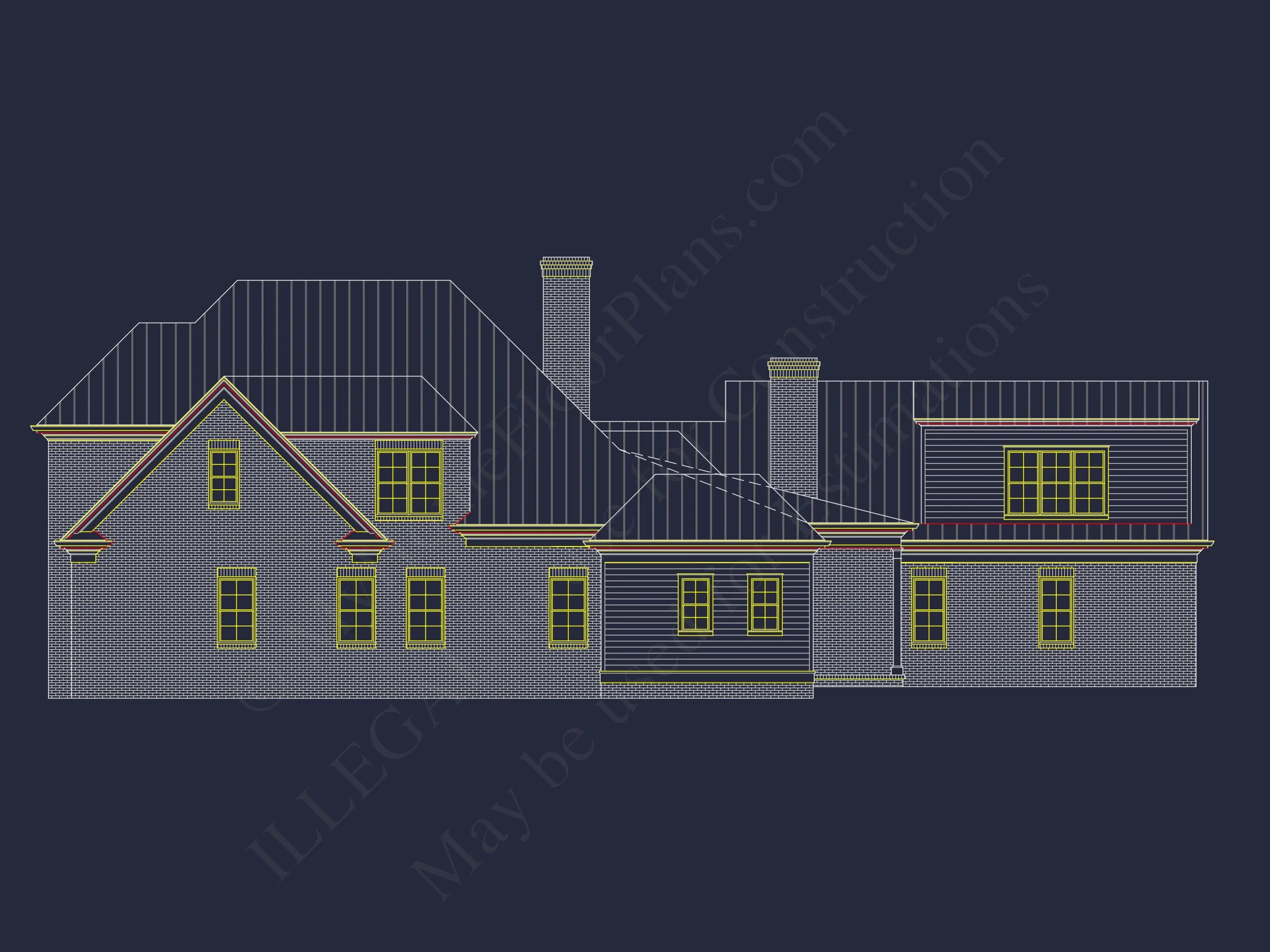 Colonial Revival house Plan - Beautiful Floor Plan & Designs