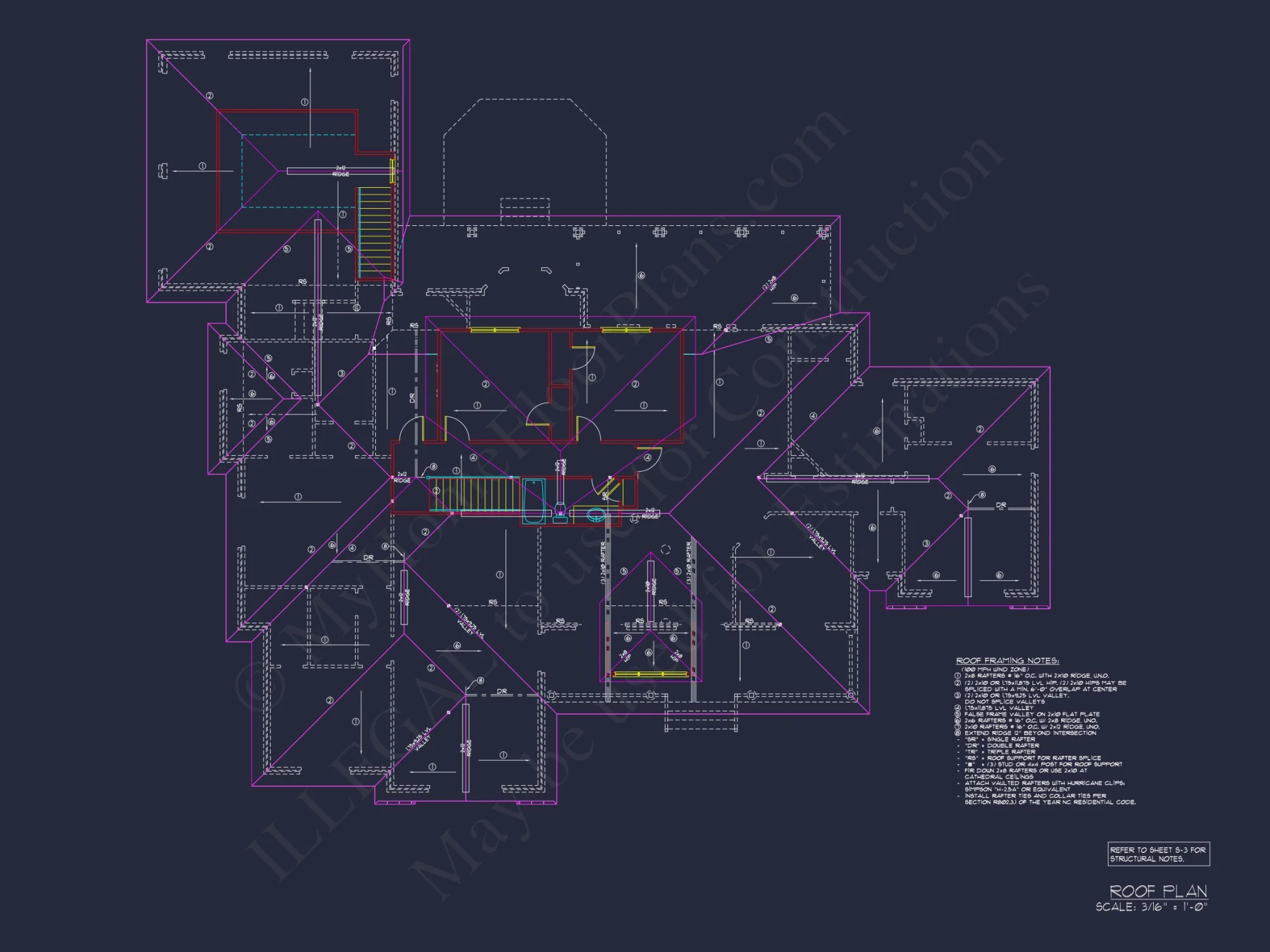 Elegant house Floor Plan: Blueprint Designs with CAD Architecture