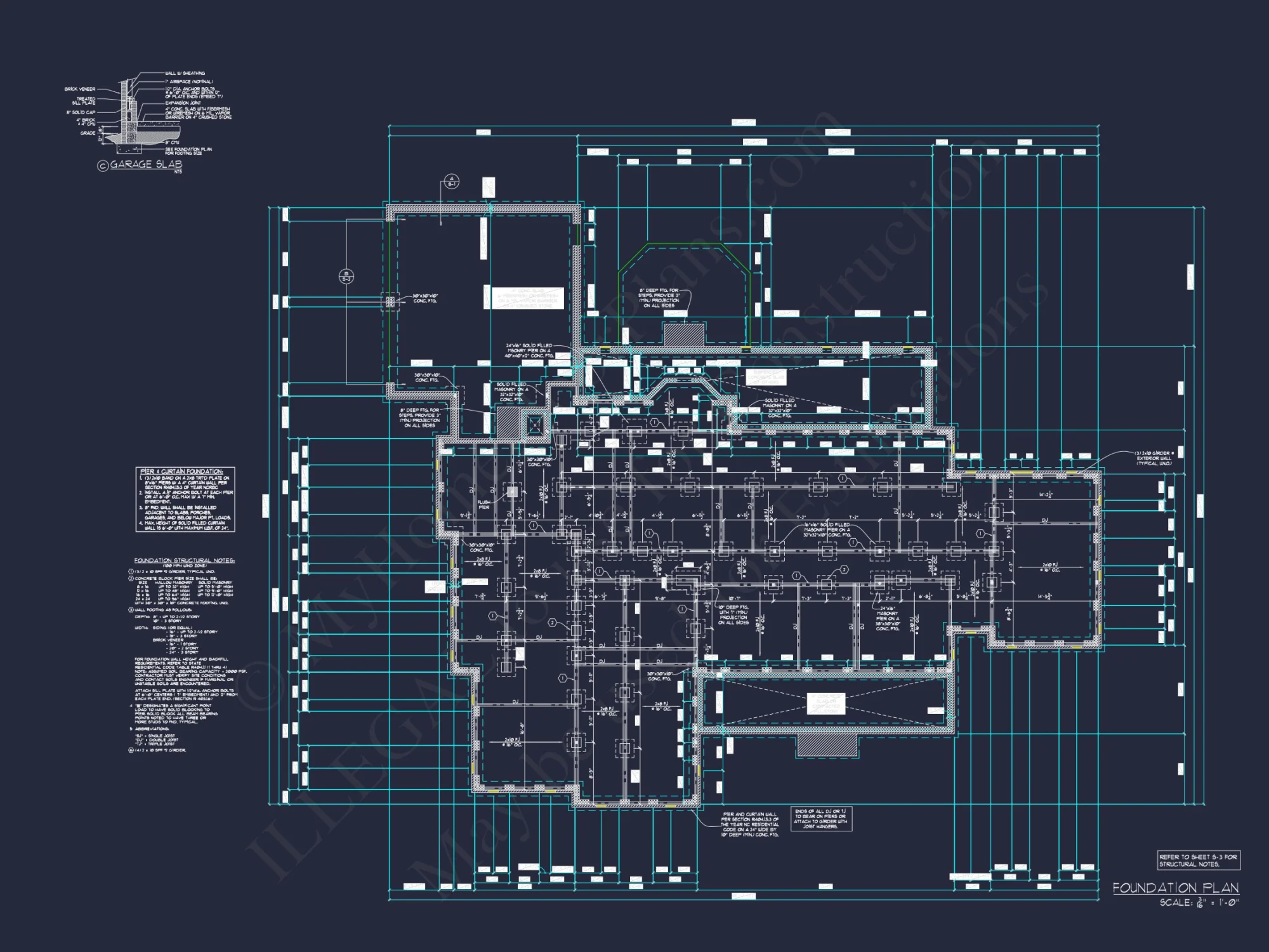 Elegant house Floor Plan: Blueprint Designs with CAD Architecture
