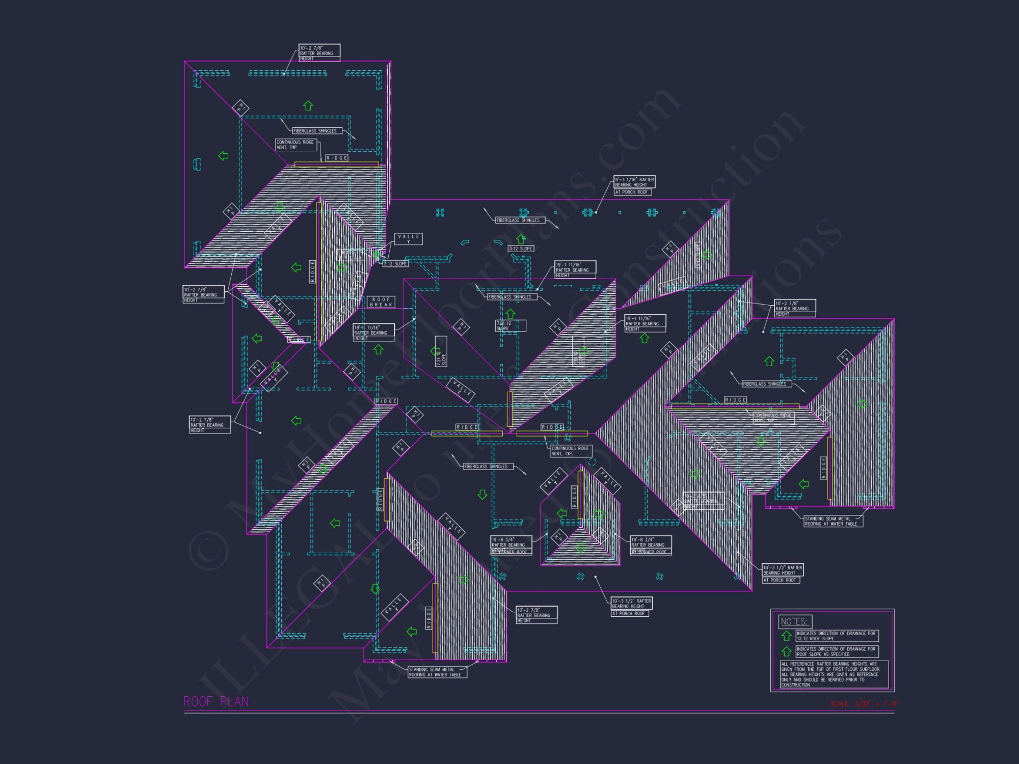 Elegant house Floor Plan: Blueprint Designs with CAD Architecture