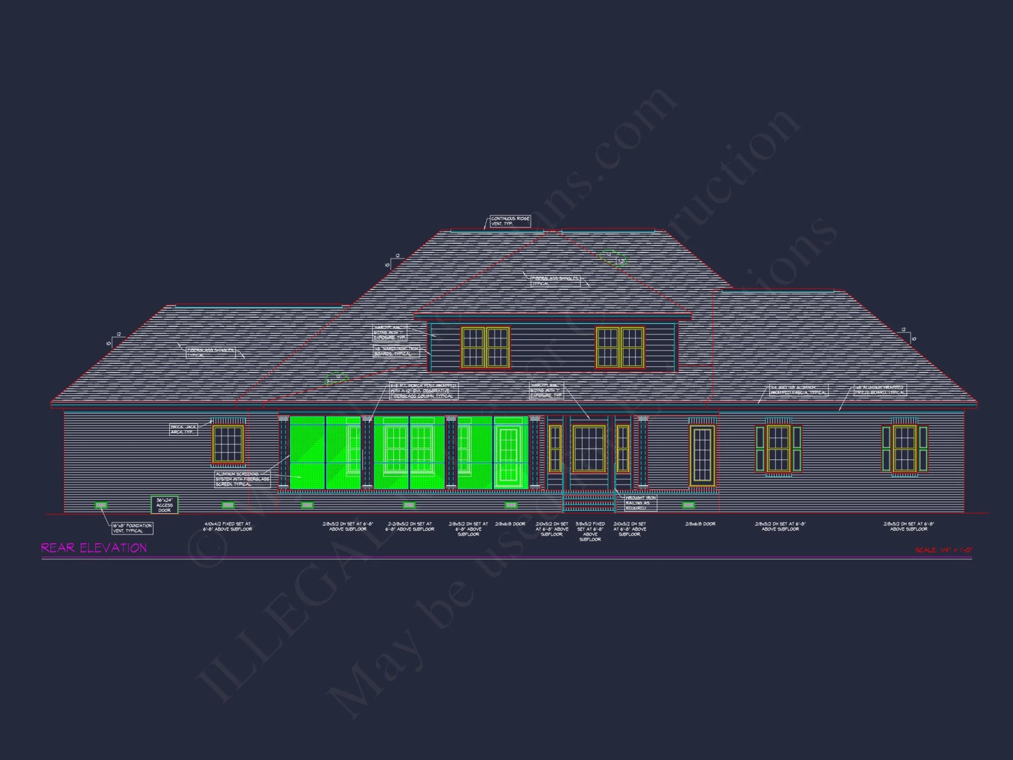 Elegant house Floor Plan: Blueprint Designs with CAD Architecture