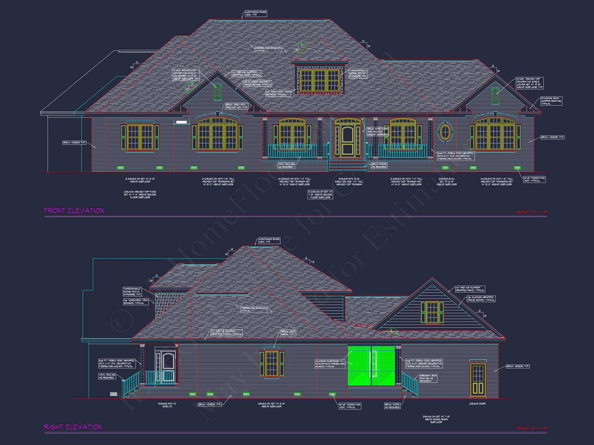 Elegant house Floor Plan: Blueprint Designs with CAD Architecture