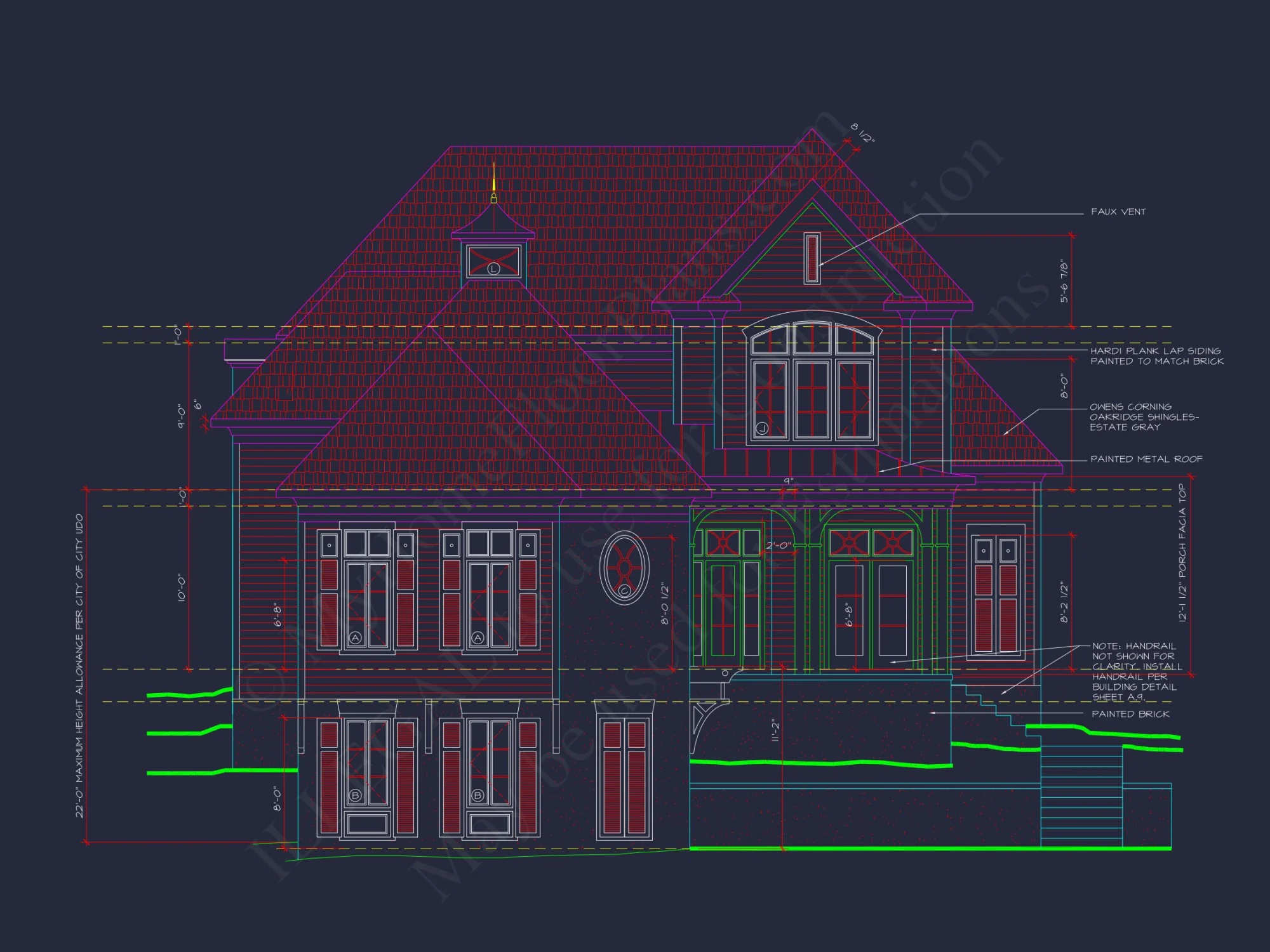 Beautiful Beach house Floor Plan with CAD Designs & Blueprint
