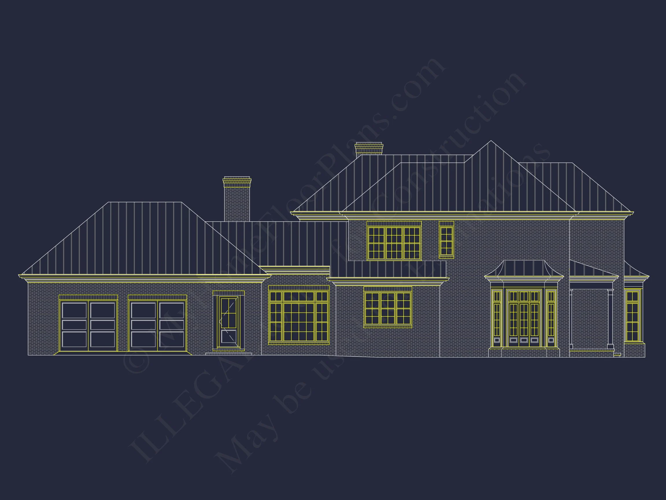 14-1451 HOUSE PLAN - Elegant House Plan Design with CAD & Blueprint Architecture 5 Elegant house Plan Design with CAD & Blueprint Architecture