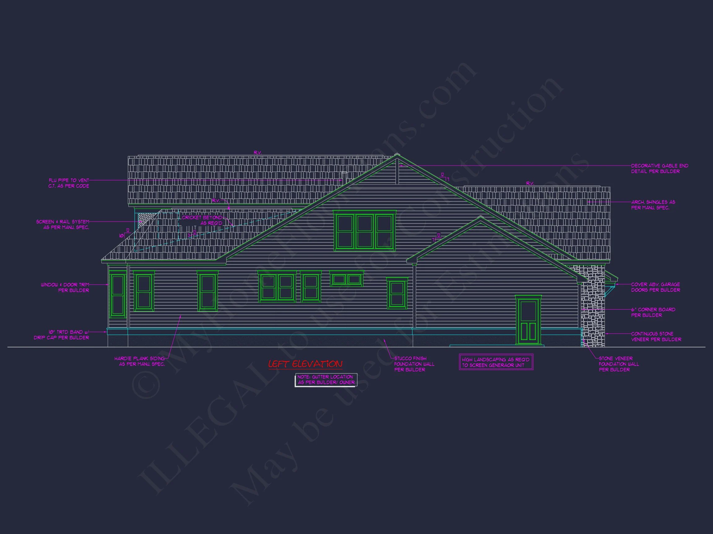 14-1438 HOUSE PLAN - Beautiful House Plan with 2 Floors – Blueprint & CAD Designs 4 Beautiful house Plan with 2 Floors – Blueprint & CAD Designs