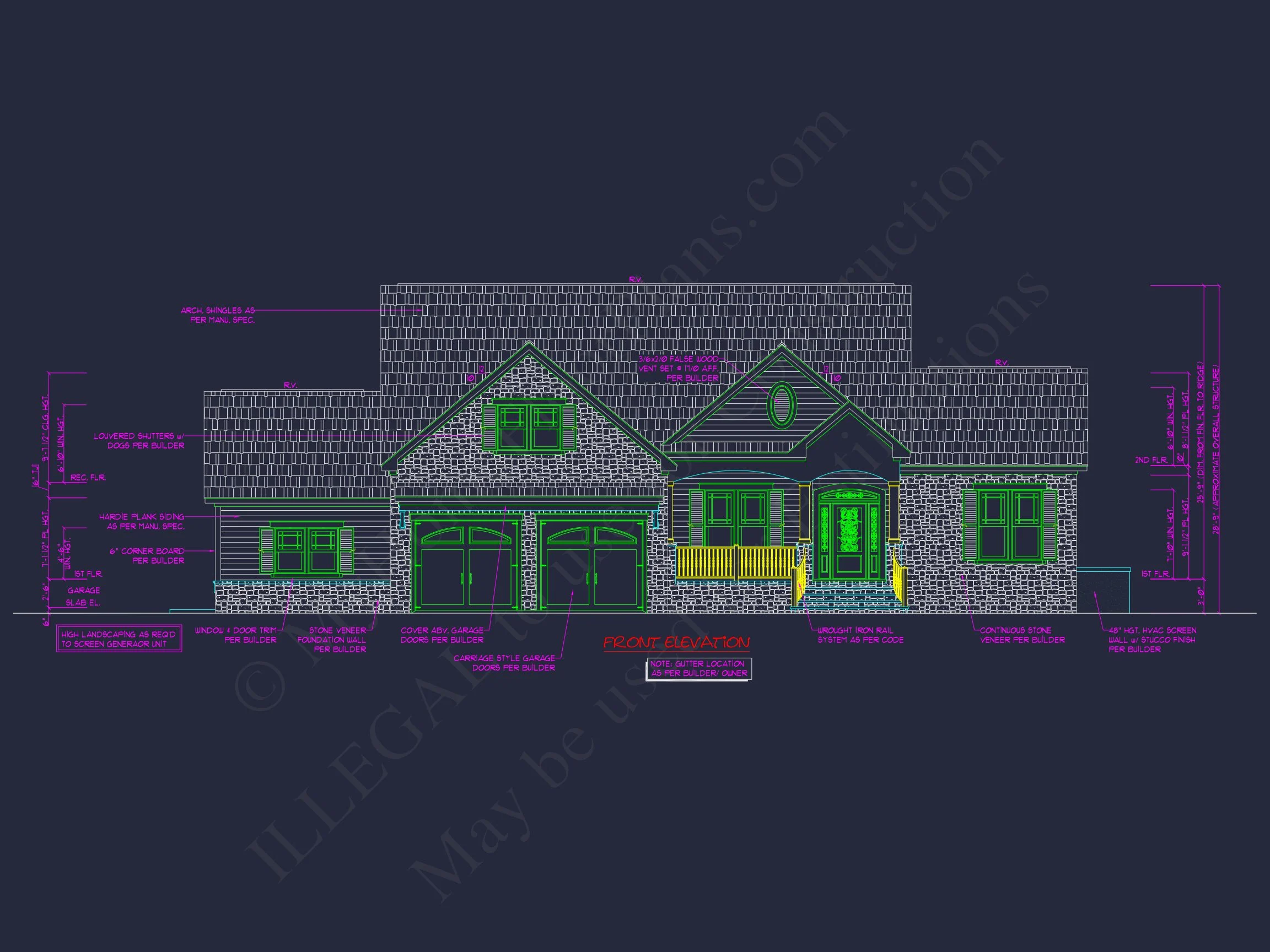 14-1438 HOUSE PLAN - Beautiful House Plan with 2 Floors – Blueprint & CAD Designs 2 Beautiful house Plan with 2 Floors – Blueprint & CAD Designs