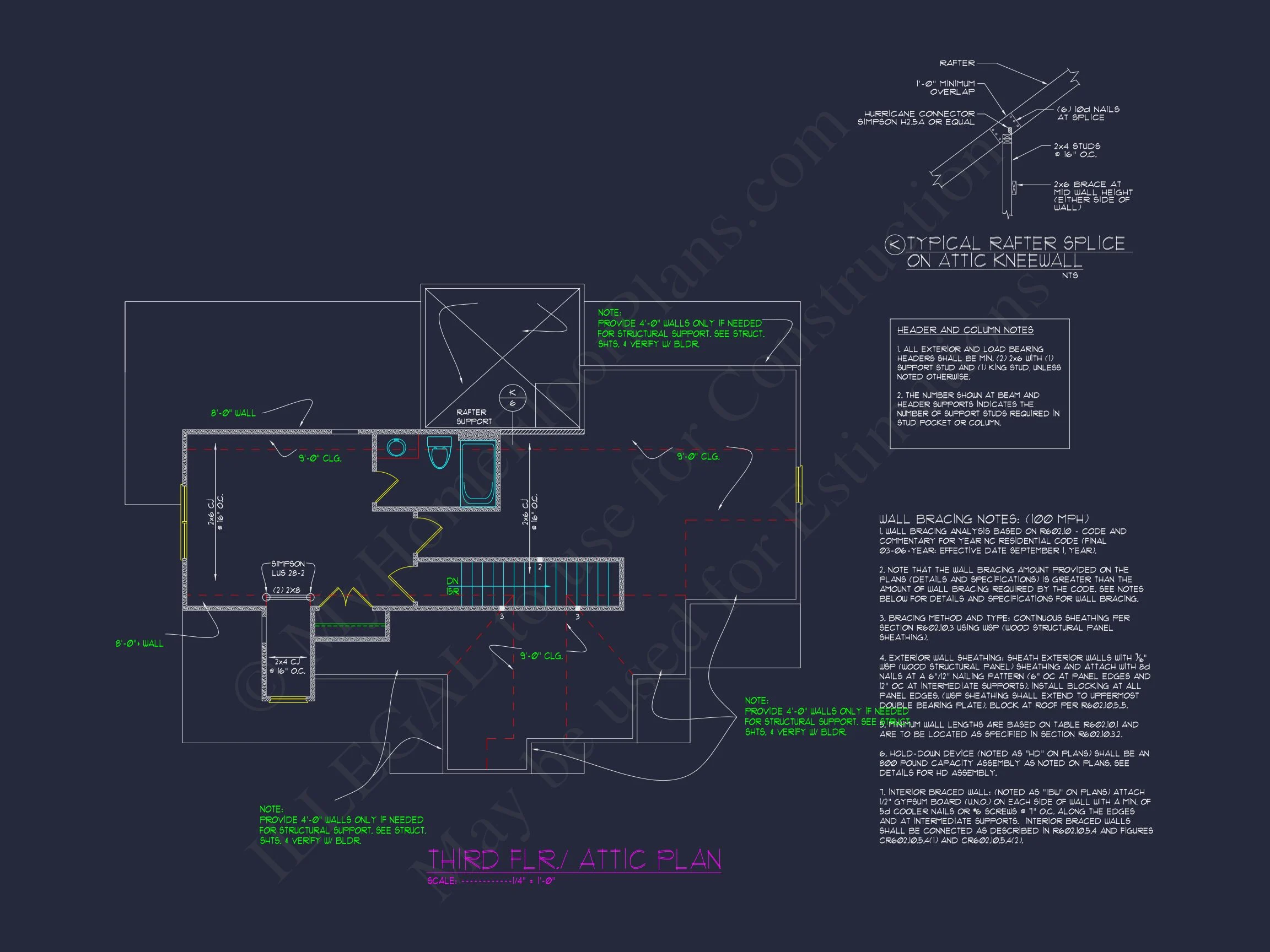 14-1434 HOUSE PLAN - Elegant 3-Floor House Plan with CAD Blueprint and Designs 13 Elegant 3-Floor house Plan with CAD Blueprint and Designs