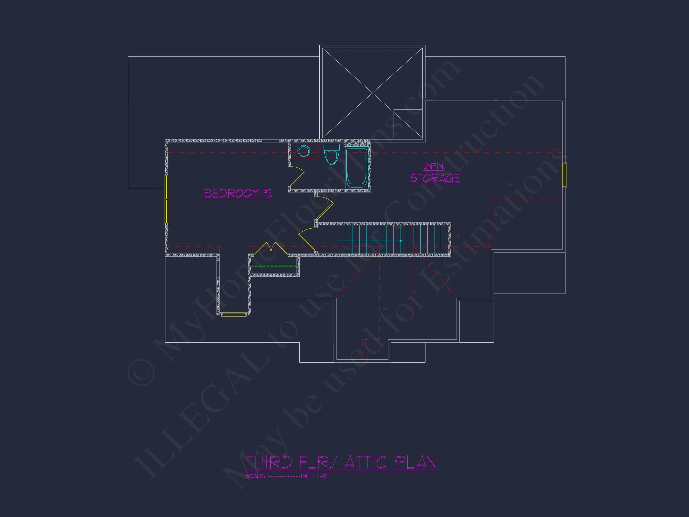 14-1434 HOUSE PLAN - Elegant 3-Floor House Plan with CAD Blueprint and Designs 6 Elegant 3-Floor house Plan with CAD Blueprint and Designs