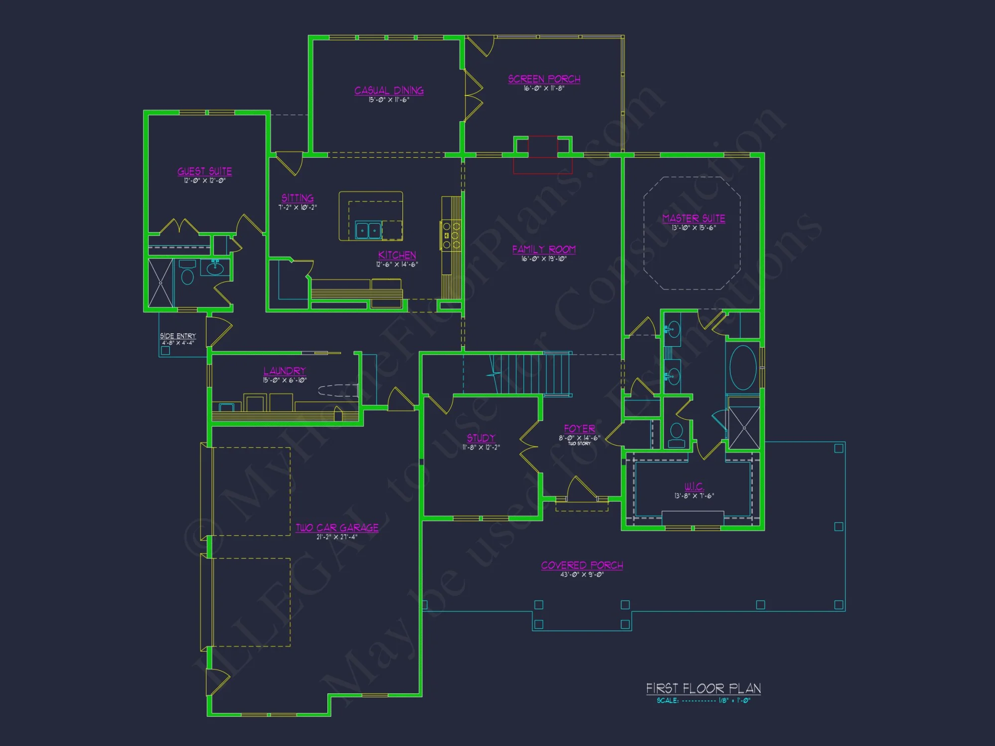 Traditional Farmhouse house Plan with Detailed CAD Designs