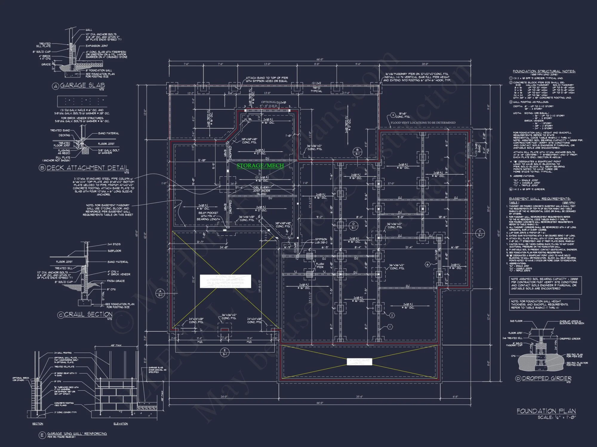 Elegant house CAD Floor Plan: Spacious 4-Bedroom Design