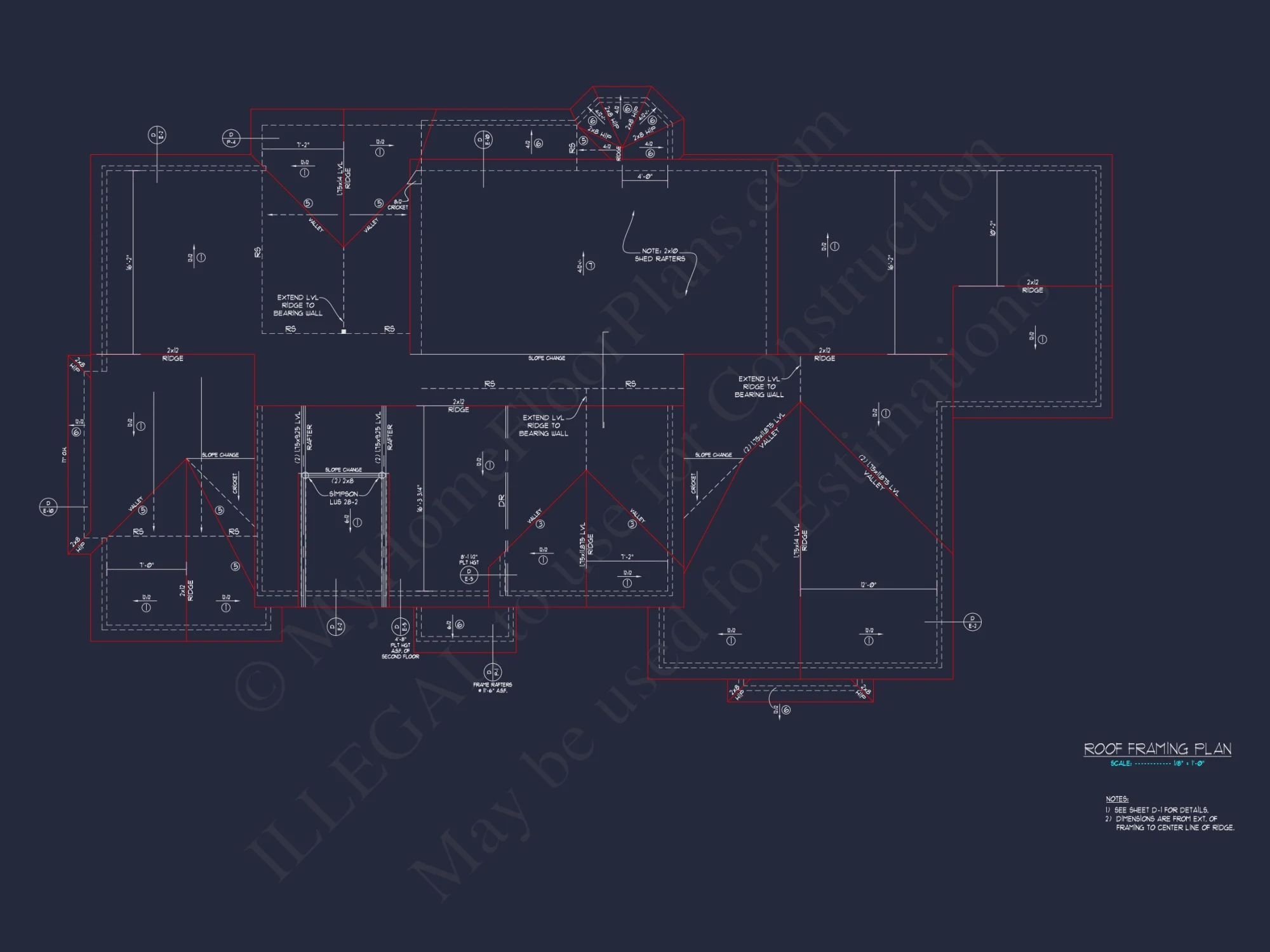 Beautiful house Plan with CAD Blueprint and Architectural Designs