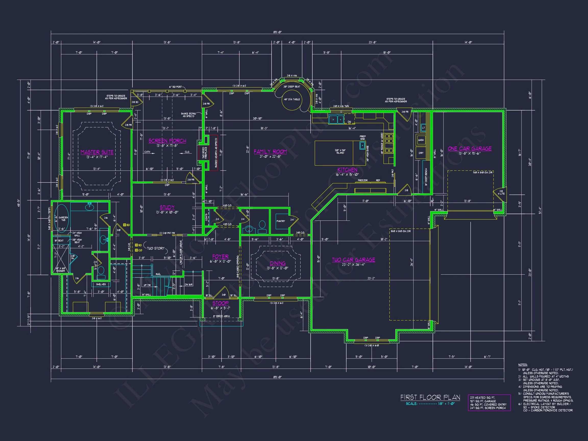Beautiful house Plan with CAD Blueprint and Architectural Designs