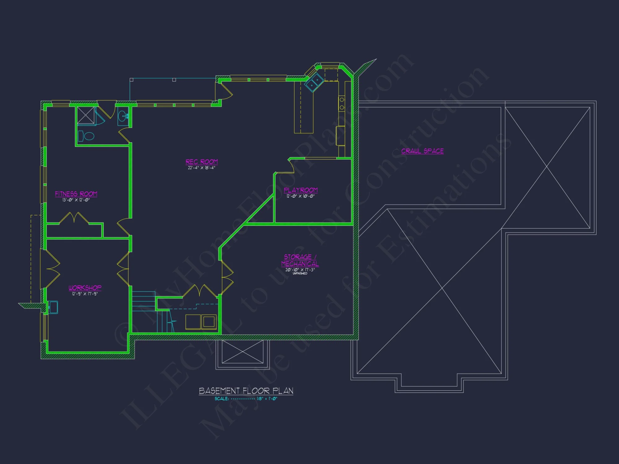 Beautiful house Plan with CAD Blueprint and Architectural Designs