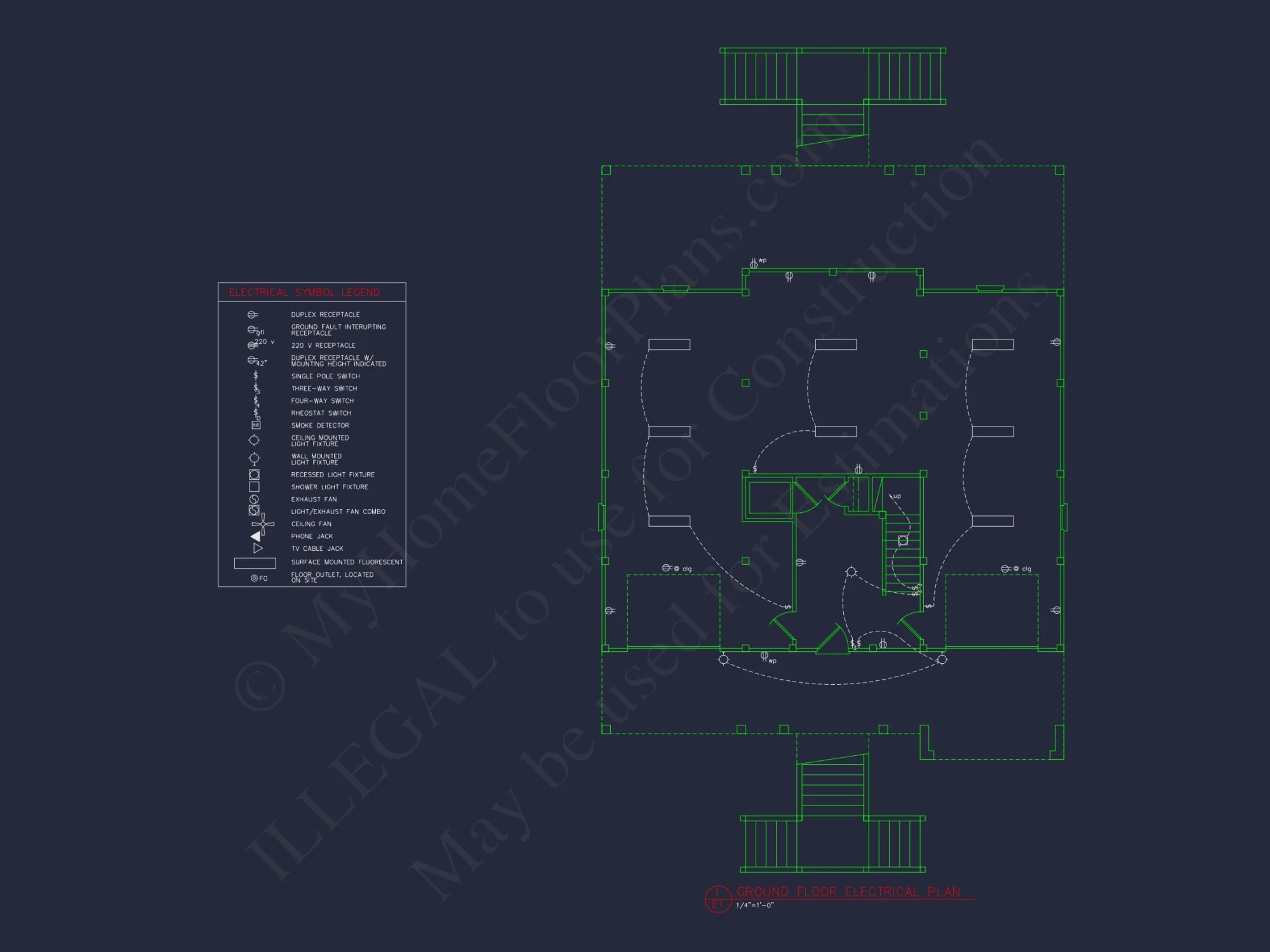 Effortless Coastal Living: house Floor Plan with CAD Designs