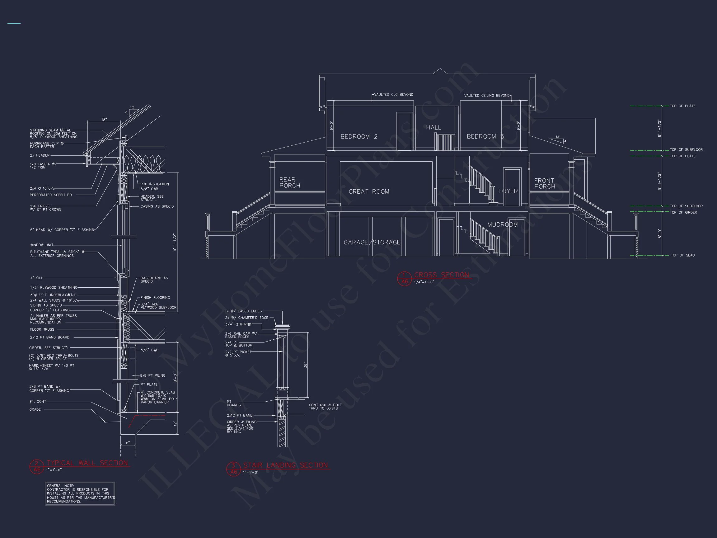 13-KACZY HOUSE PLAN - Effortless Coastal Living: House Floor Plan with CAD Designs 4 Effortless Coastal Living: house Floor Plan with CAD Designs