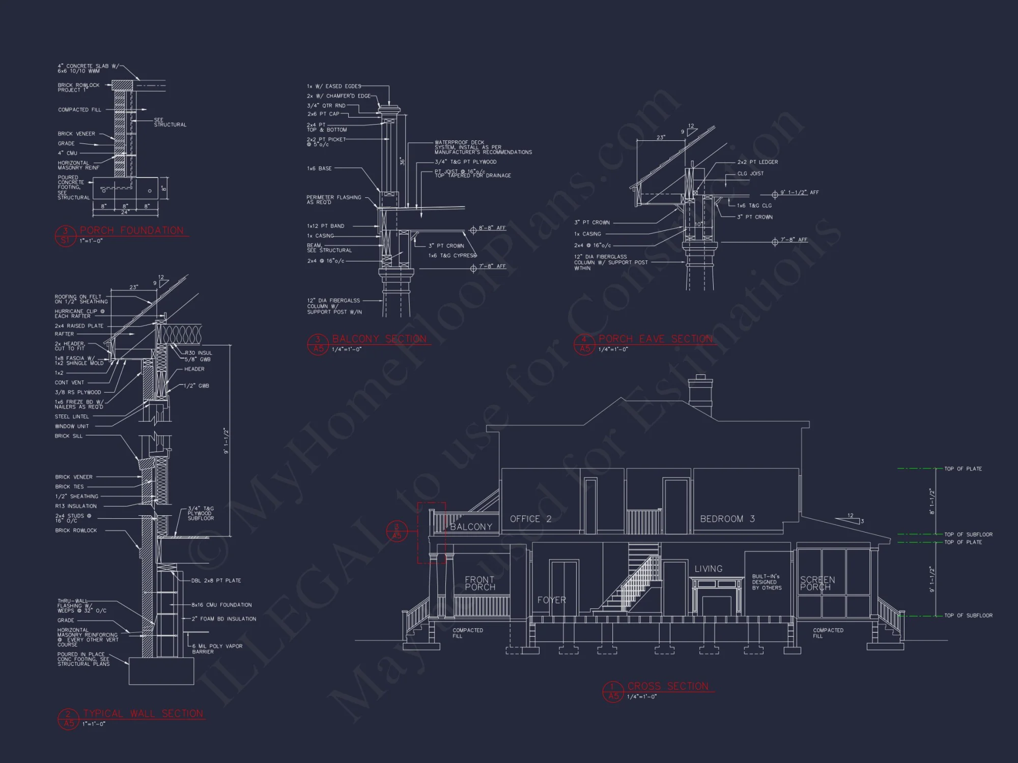 Elegant house Floor Plan CAD Design with 1.5-Story Blueprint