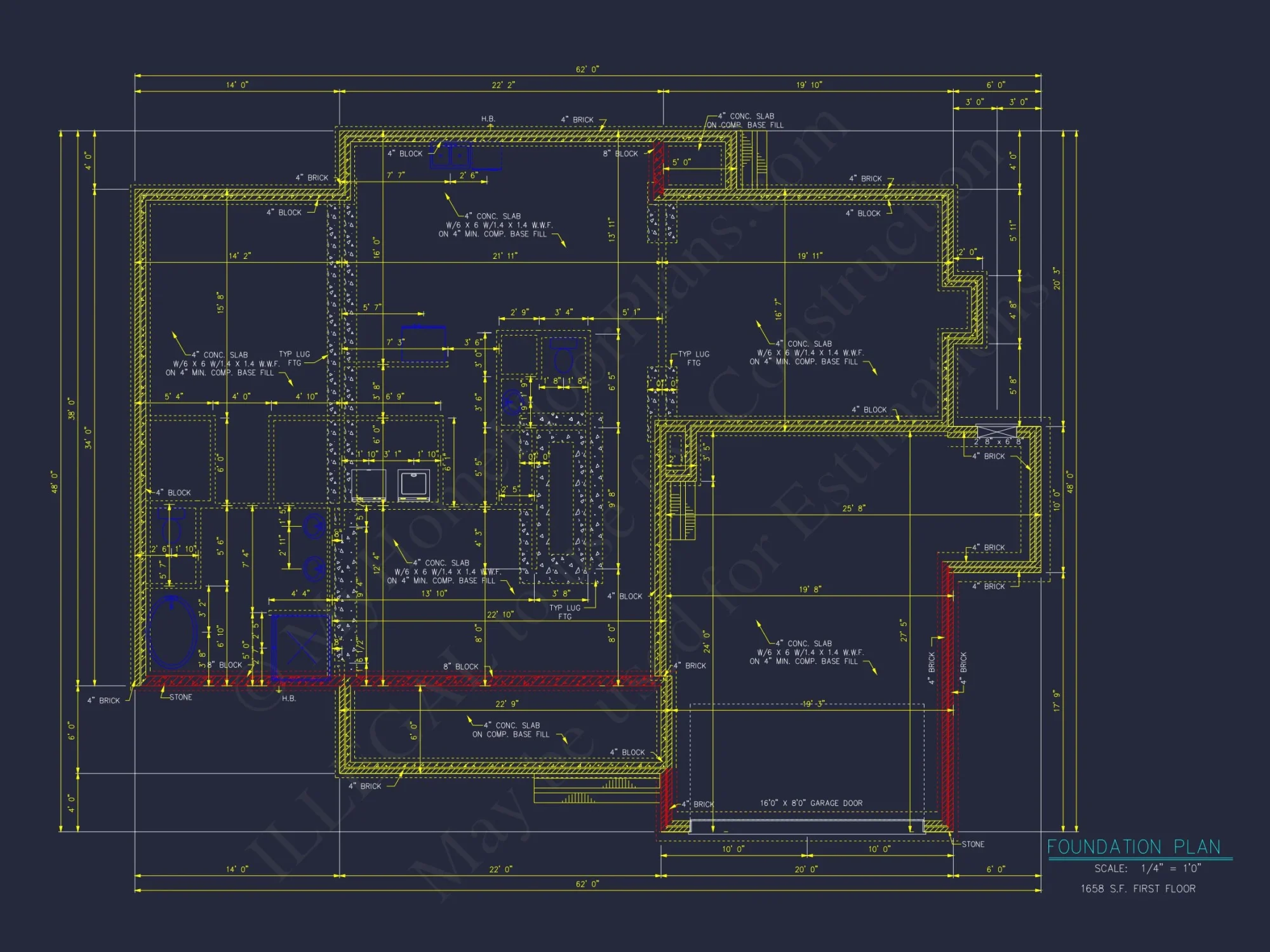 Elegant house Floor Plan - 5 Bedroom CAD Designs & Blueprint