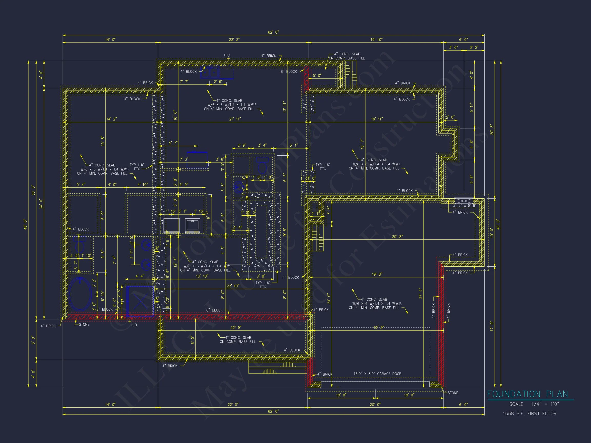 Elegant house Floor Plan - 5 Bedroom CAD Designs & Blueprint