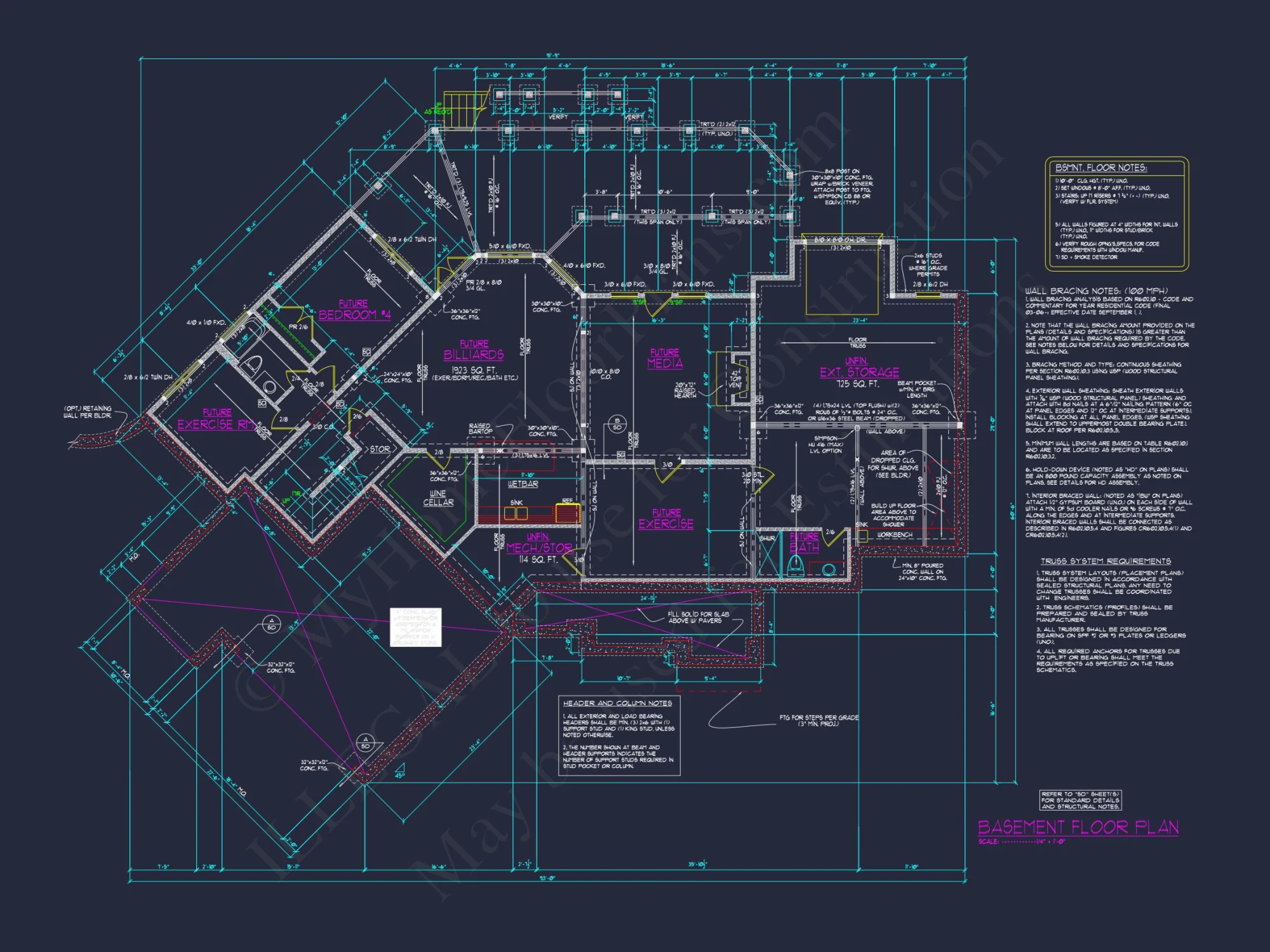 Stunning Craftsman house Design with 3 Floors and CAD Plan