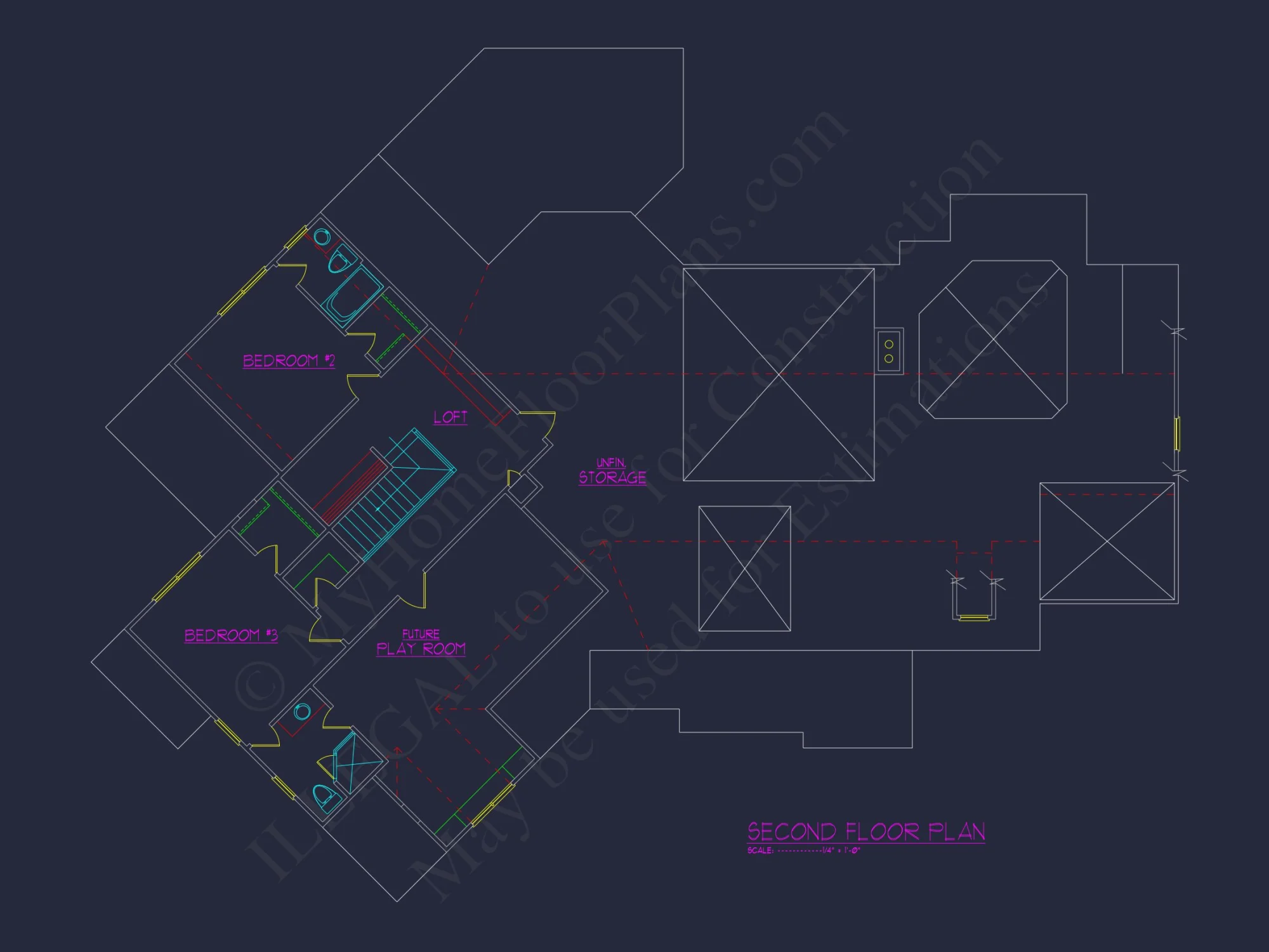 Stunning Craftsman house Design with 3 Floors and CAD Plan
