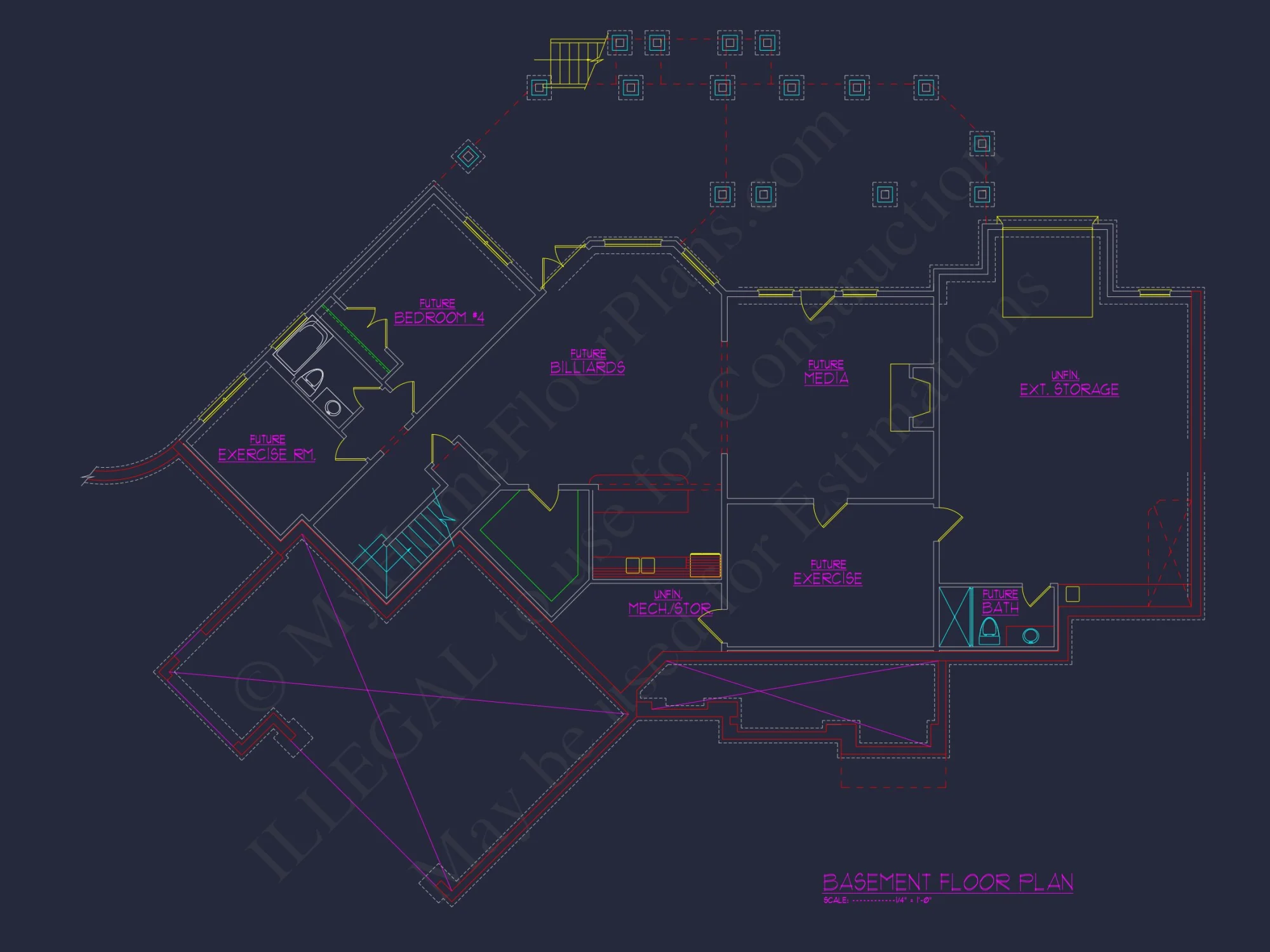 Stunning Craftsman house Design with 3 Floors and CAD Plan