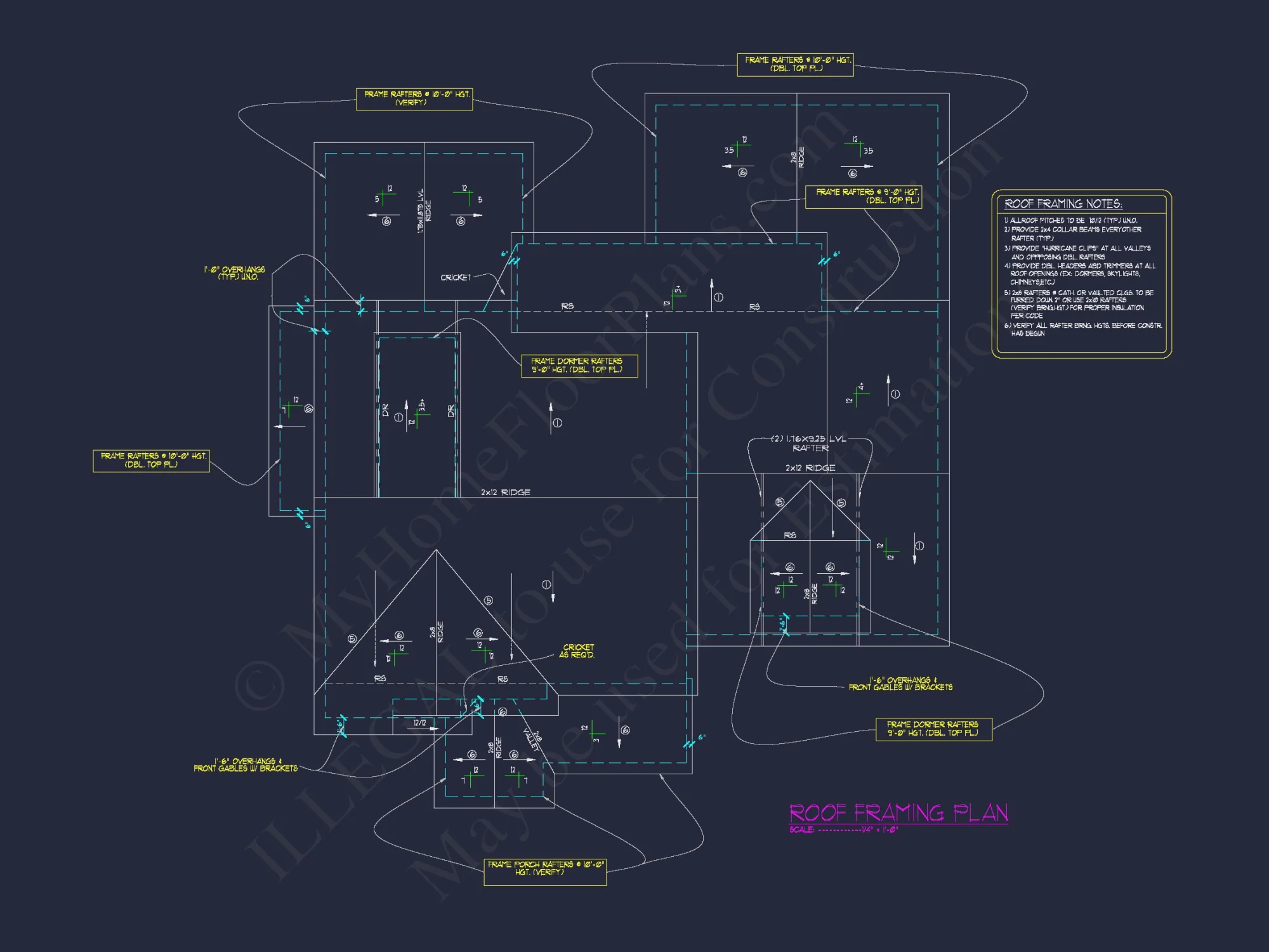 Beautiful house Plan with 2.5 Floors, CAD Designs & Blueprint