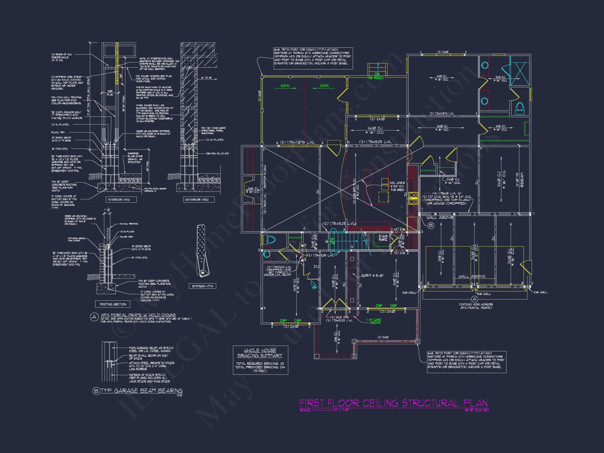 Beautiful house Plan with 2.5 Floors, CAD Designs & Blueprint
