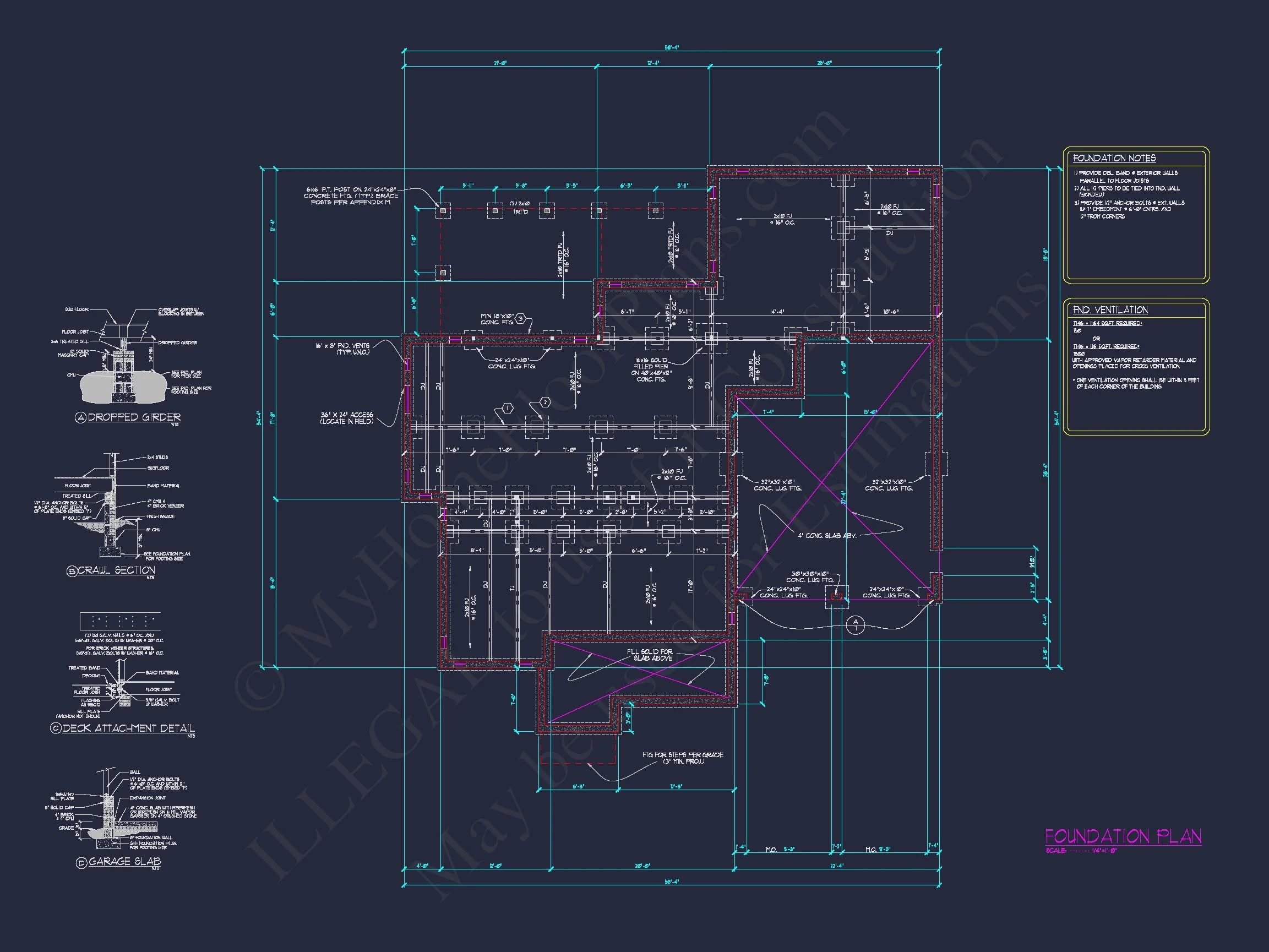 Beautiful house Plan with 2.5 Floors, CAD Designs & Blueprint