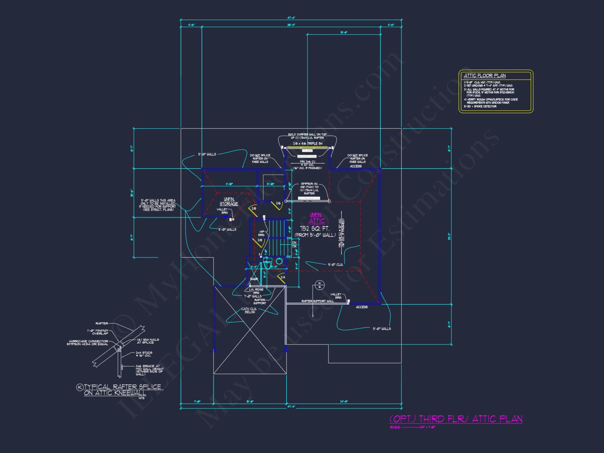 Elegant house Plan with CAD Floor Plan & Traditional Design