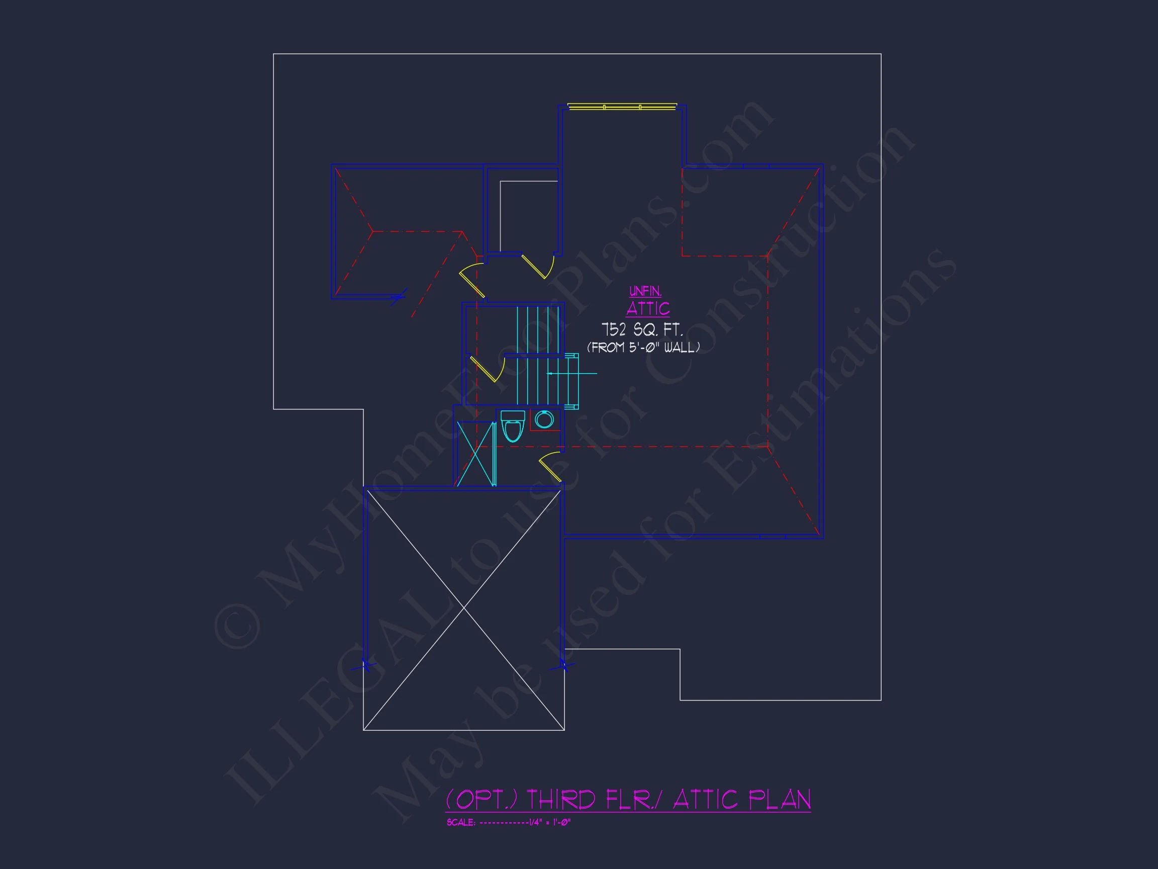 Elegant house Plan with CAD Floor Plan & Traditional Design