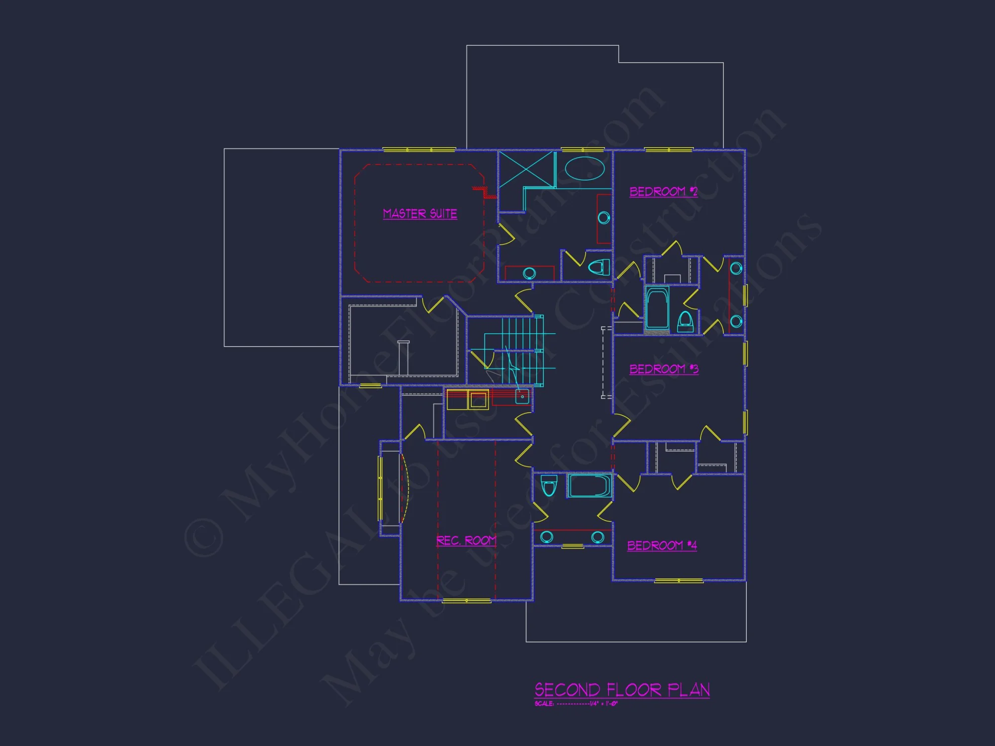 Elegant house Plan with CAD Floor Plan & Traditional Design