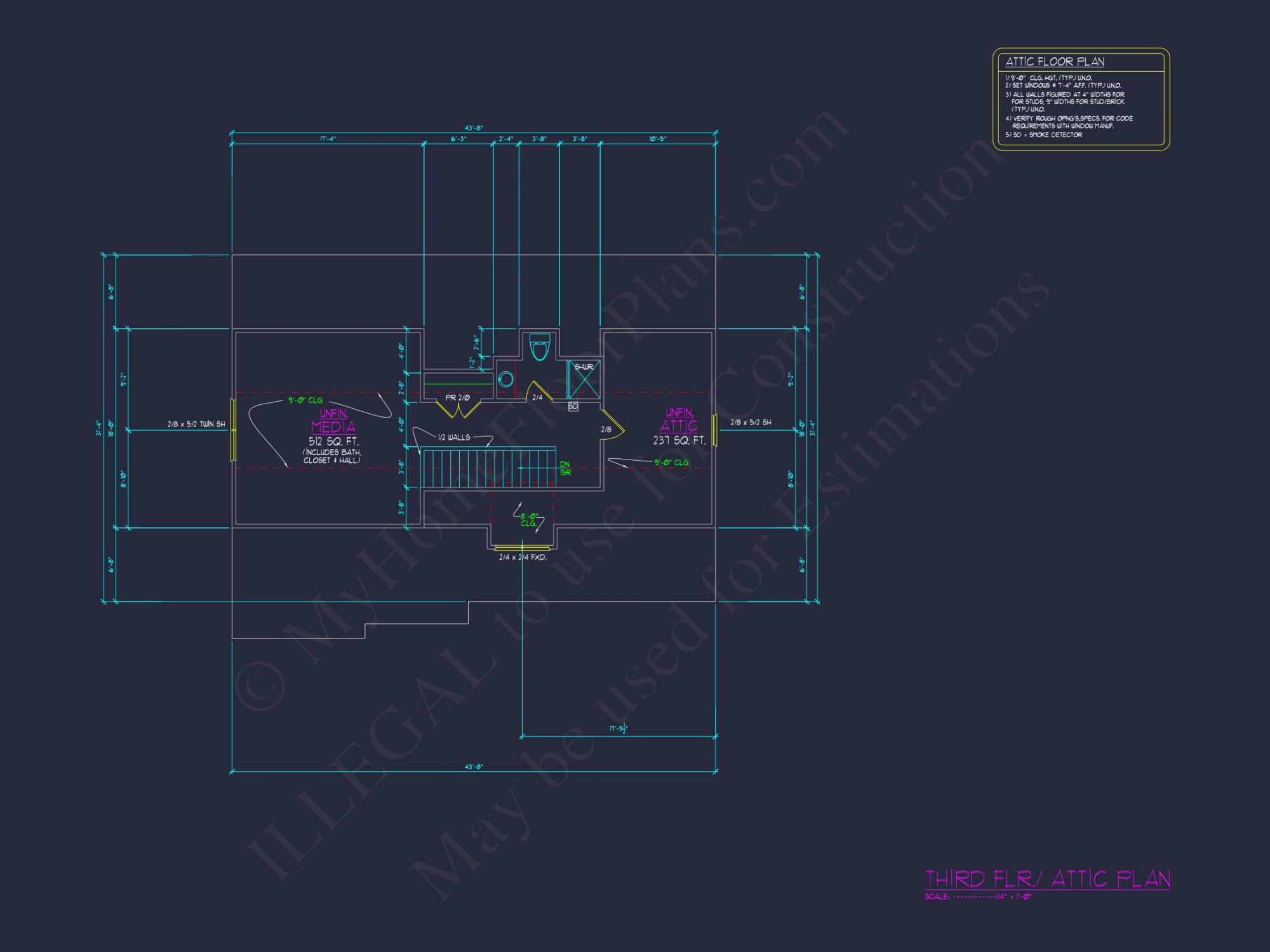 Elegant house Plan with 2-Car Garage, Open Floor Plan & CAD Designs