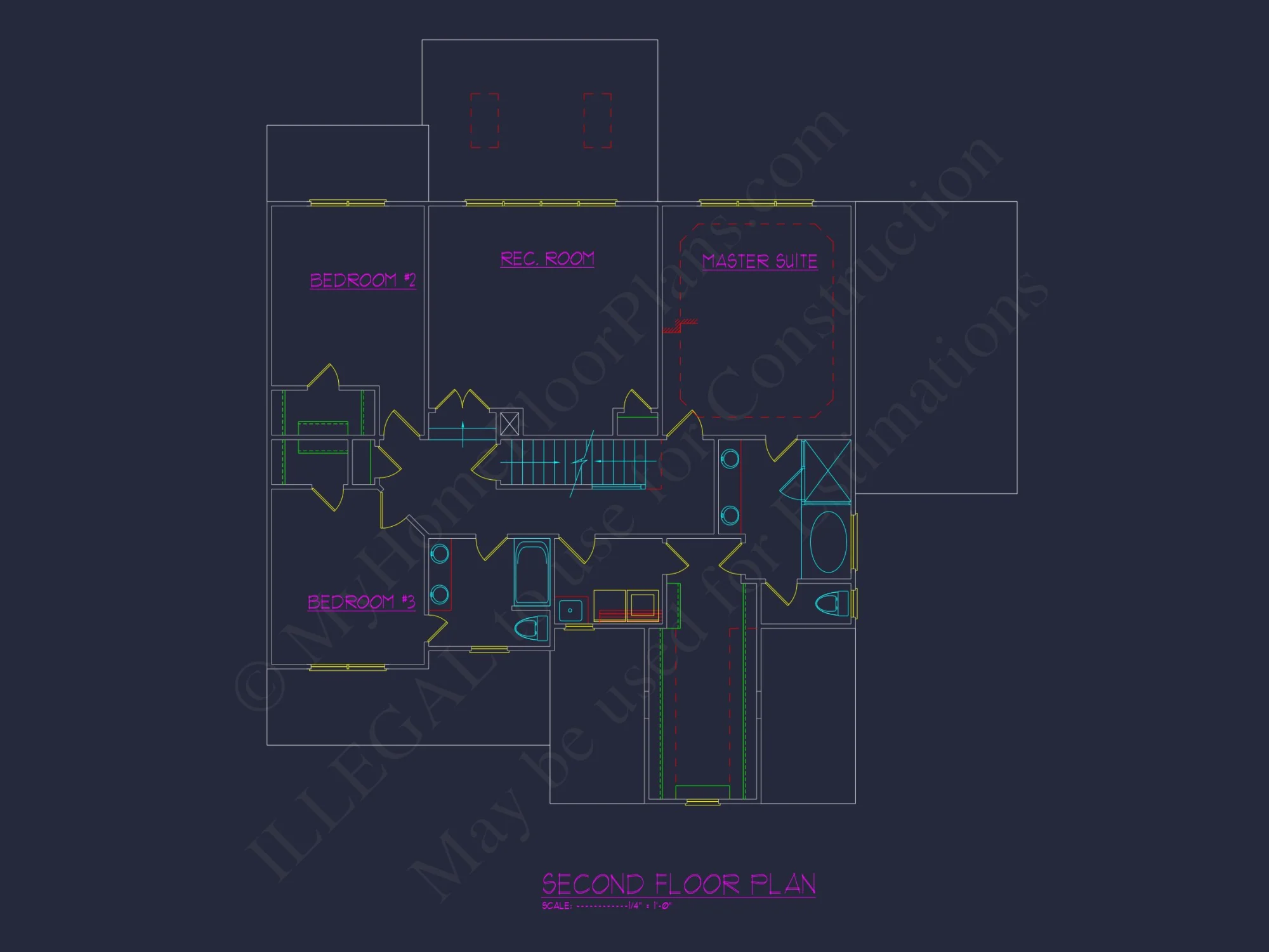 Elegant house Plan with 2-Car Garage, Open Floor Plan & CAD Designs