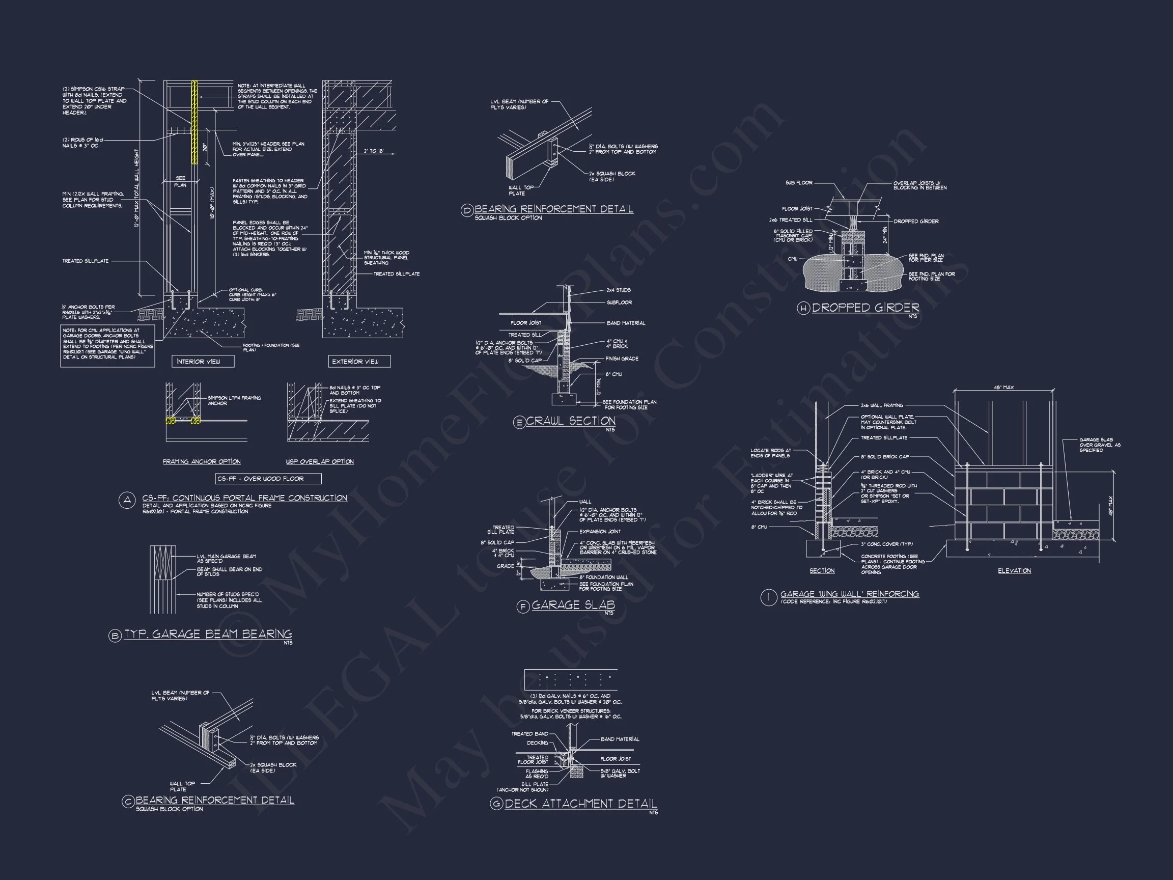 13-1829A HOUSE PLAN - Elegant 4-Bedroom House Plan with Open Layout and CAD Design 10 Elegant 4-Bedroom house Plan with Open Layout and CAD Design