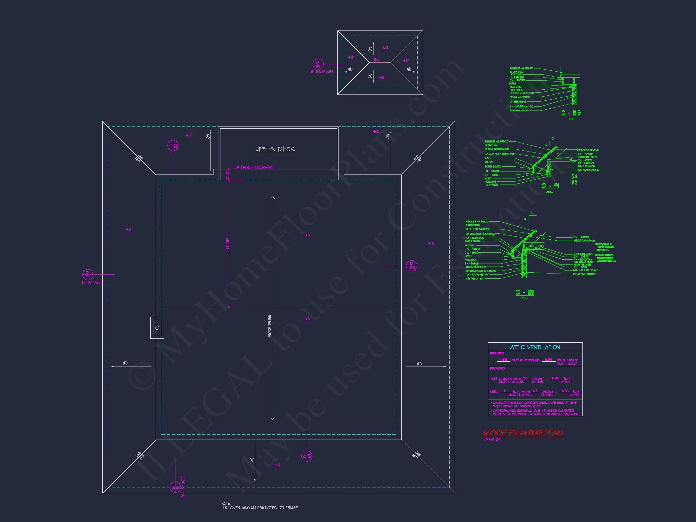 13-1822 HOUSE PLAN - Beach House Design | Coastal Floor Plan with Wraparound Porch 20 Beach house Design