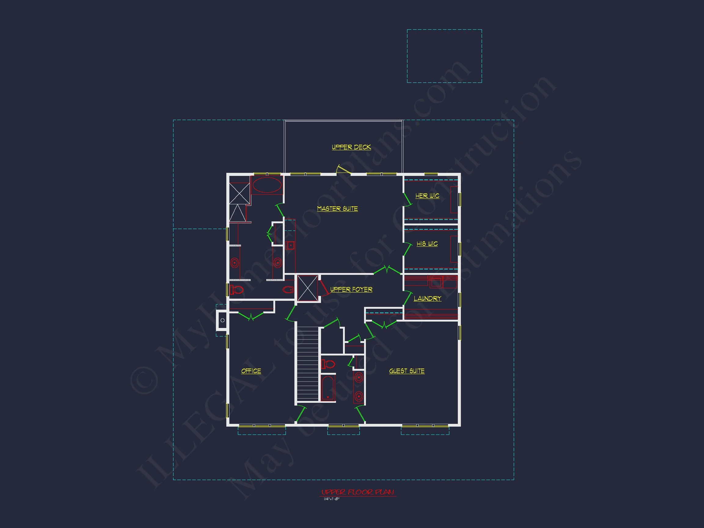 13-1822 HOUSE PLAN - Beach House Design | Coastal Floor Plan with Wraparound Porch 8 Beach house Design