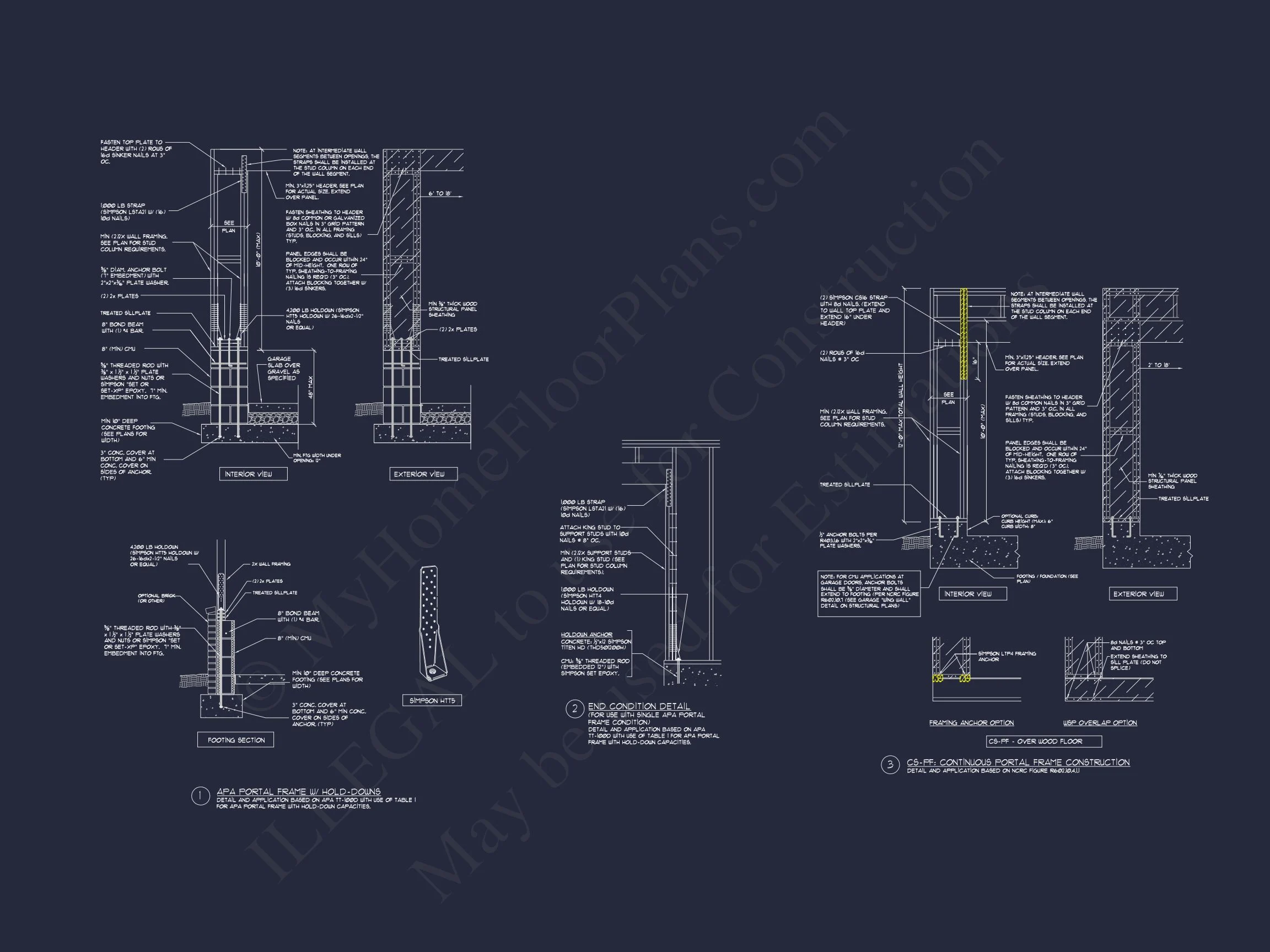 Spacious 2.5 Story house Design with CAD Floor Plans