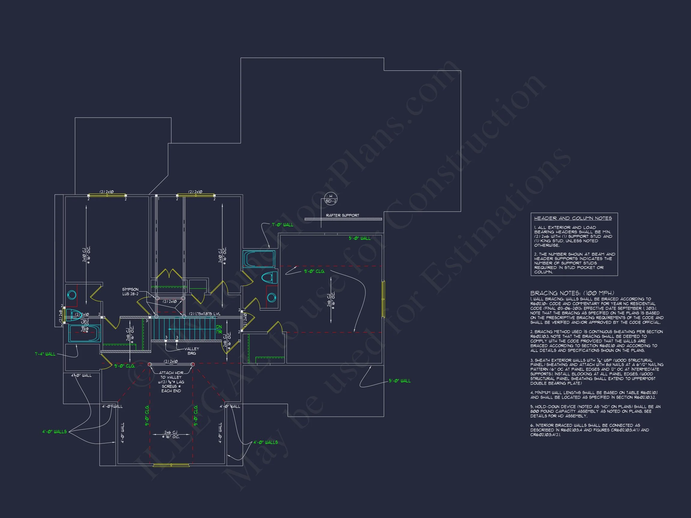 13-1770 HOUSE PLAN - Elegant House Plan with 4 Bedrooms, CAD Design & Spacious Blueprint 32 Elegant house Plan with 4 Bedrooms, CAD Design & Spacious Blueprint