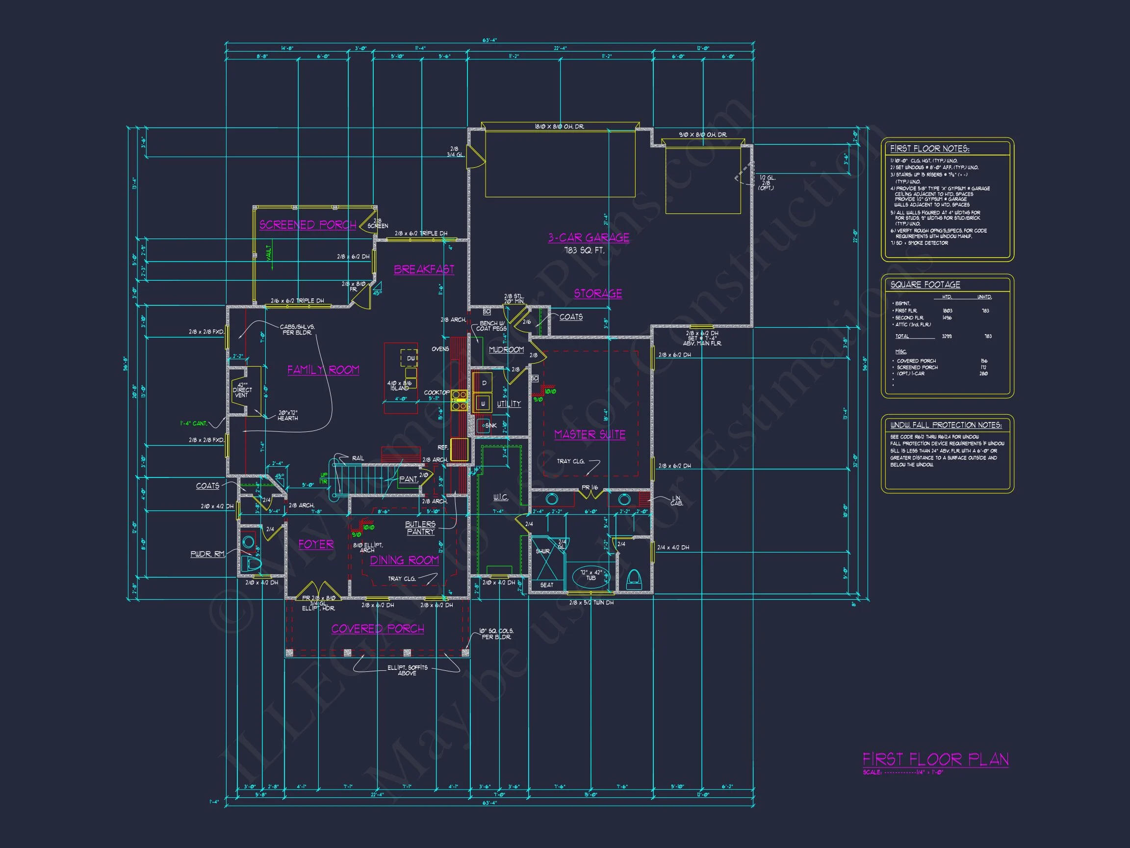 13-1770 HOUSE PLAN - Elegant House Plan with 4 Bedrooms, CAD Design & Spacious Blueprint 28 Elegant house Plan with 4 Bedrooms, CAD Design & Spacious Blueprint