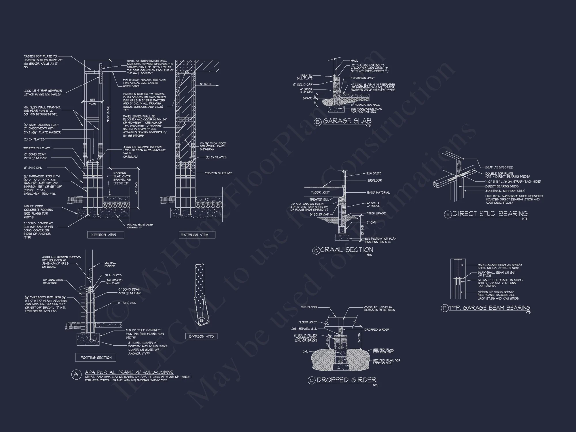 Luxury house Floor Plans with CAD & Blueprint Architecture Designs