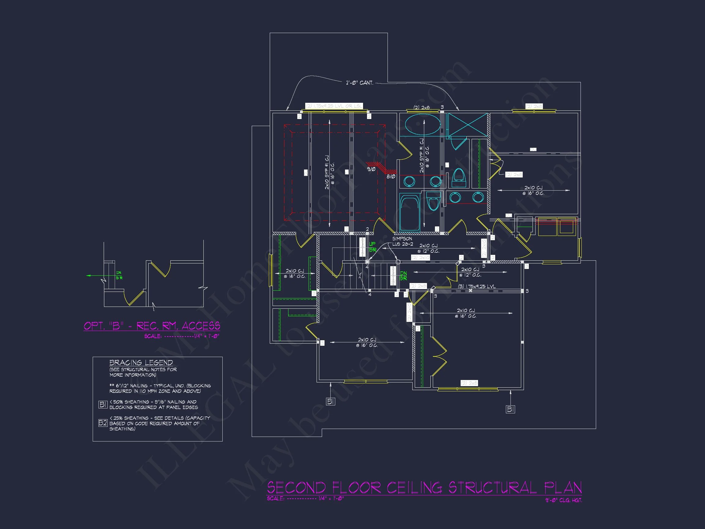 Luxury house Floor Plans with CAD & Blueprint Architecture Designs