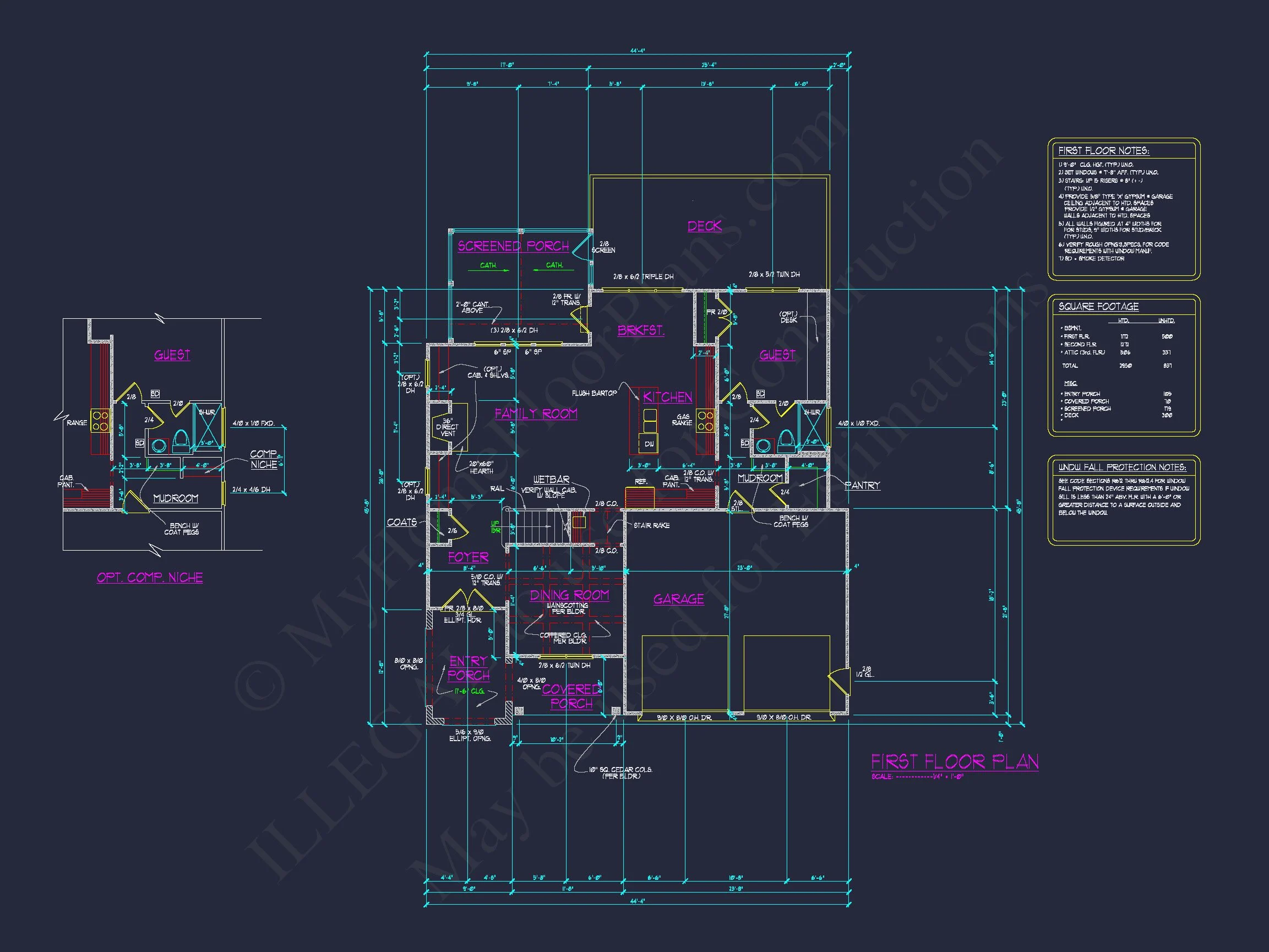Luxury house Floor Plans with CAD & Blueprint Architecture Designs
