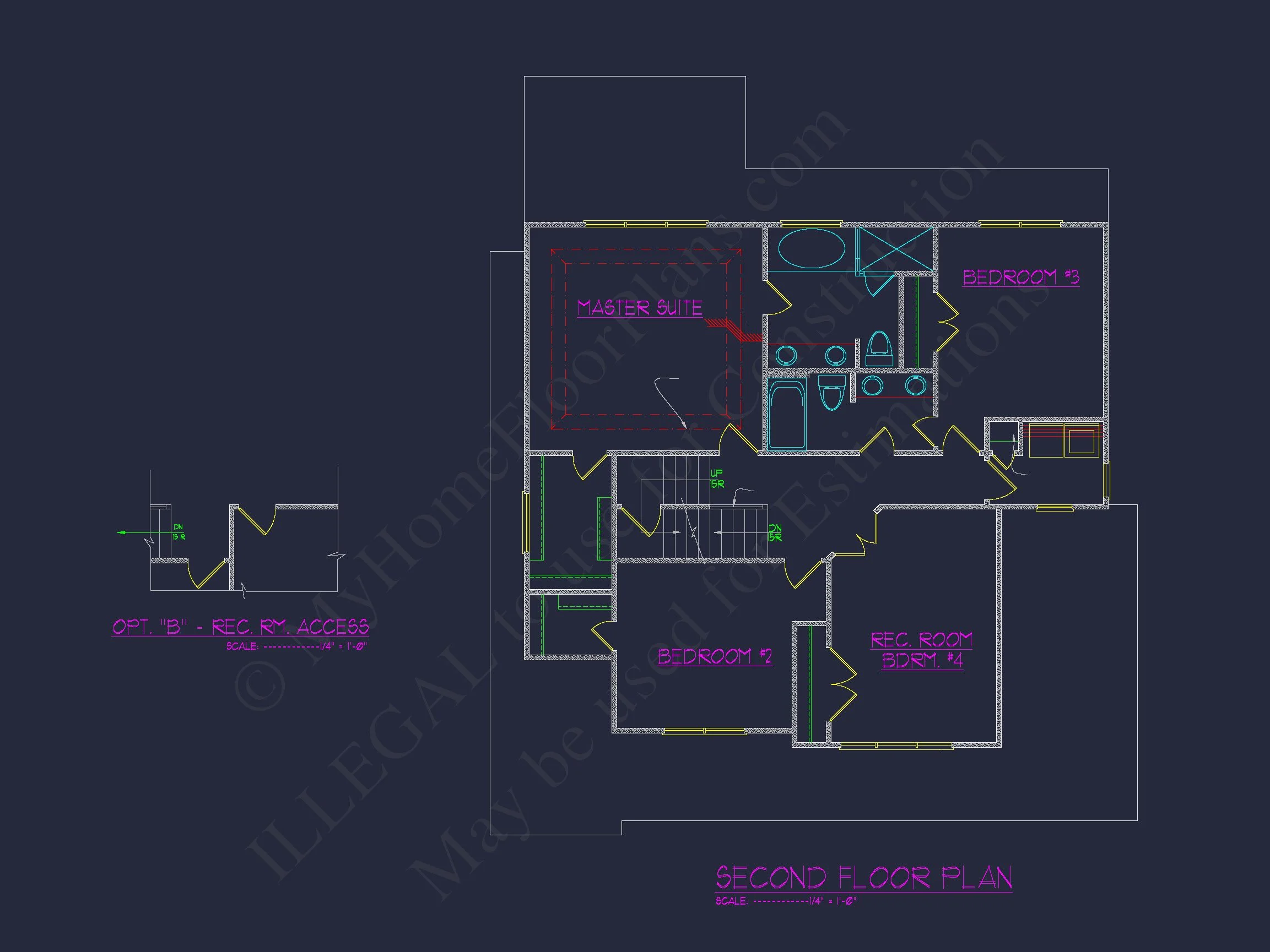 Luxury house Floor Plans with CAD & Blueprint Architecture Designs