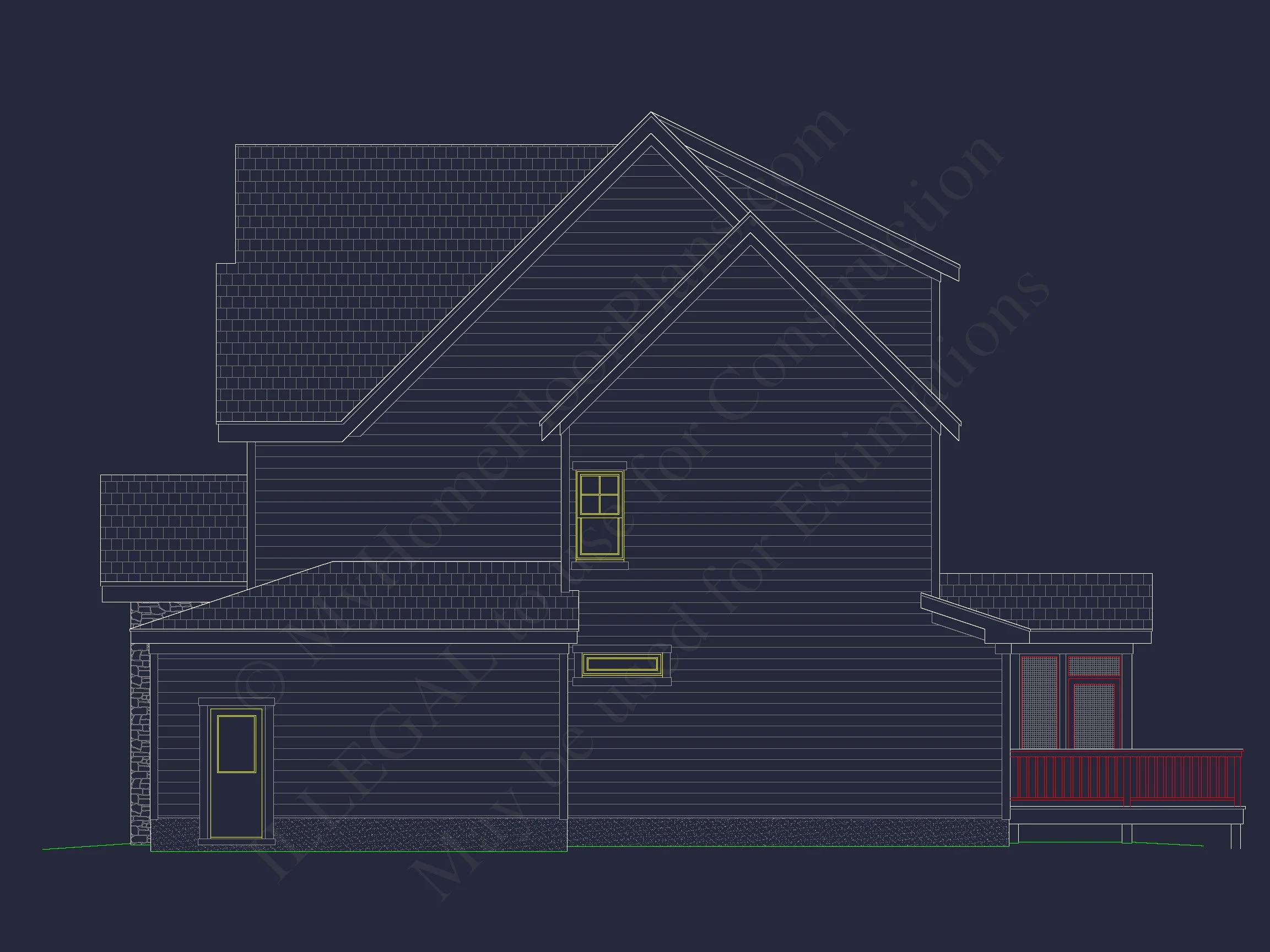 Luxury house Floor Plans with CAD & Blueprint Architecture Designs