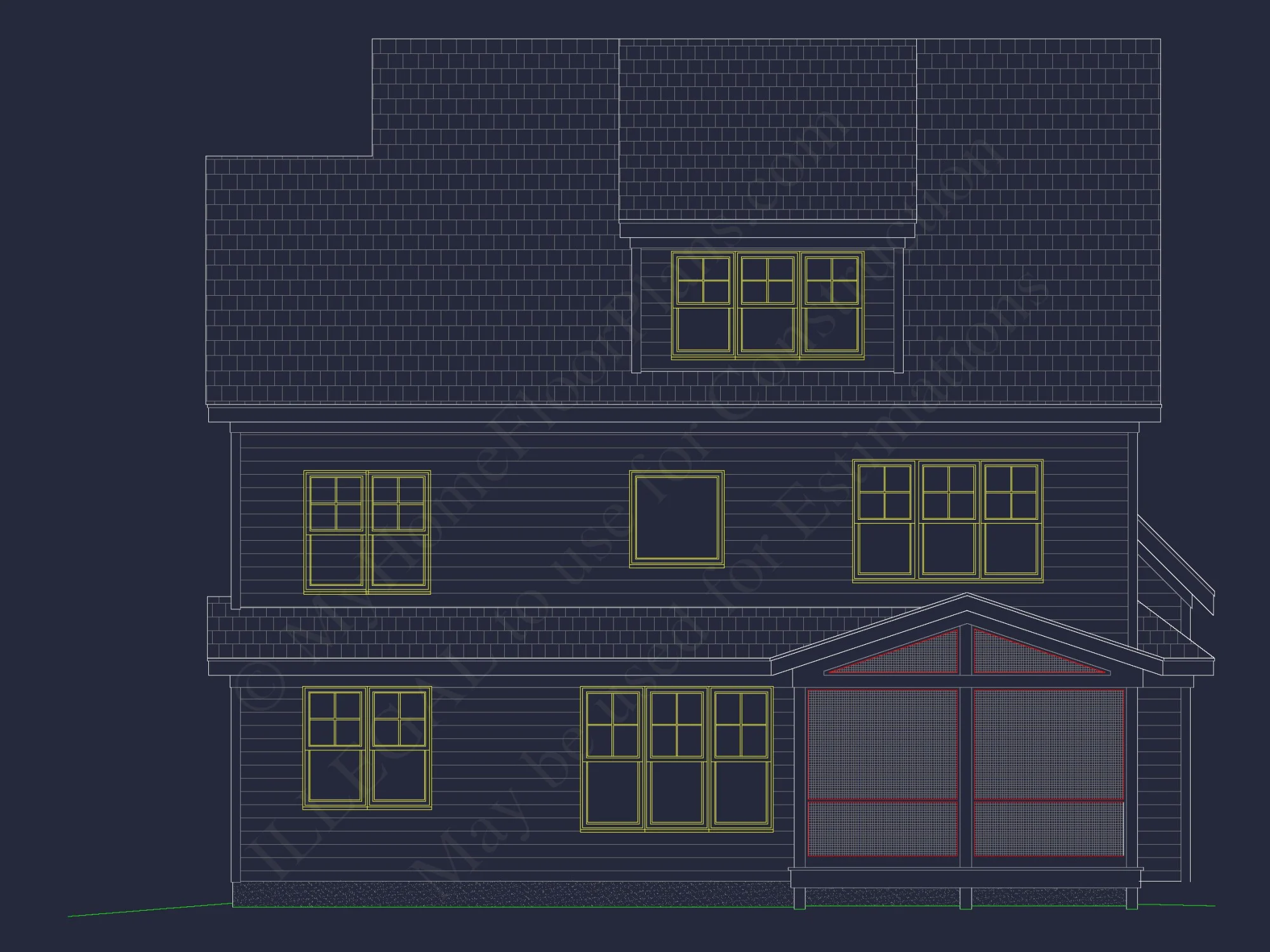 Luxury house Floor Plans with CAD & Blueprint Architecture Designs